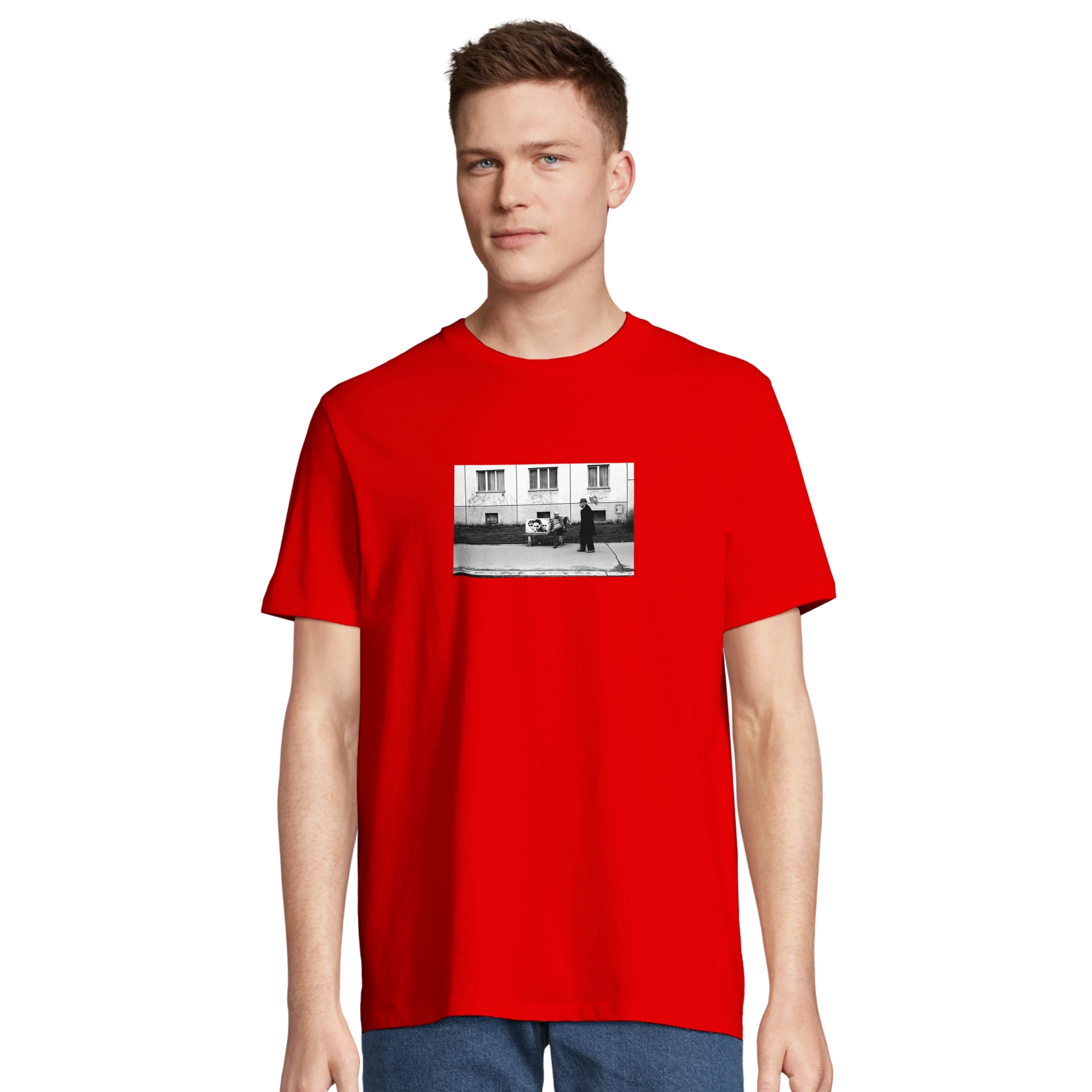 Oneness - "The Urban Matrix" T-shirt Bright Red XS 73