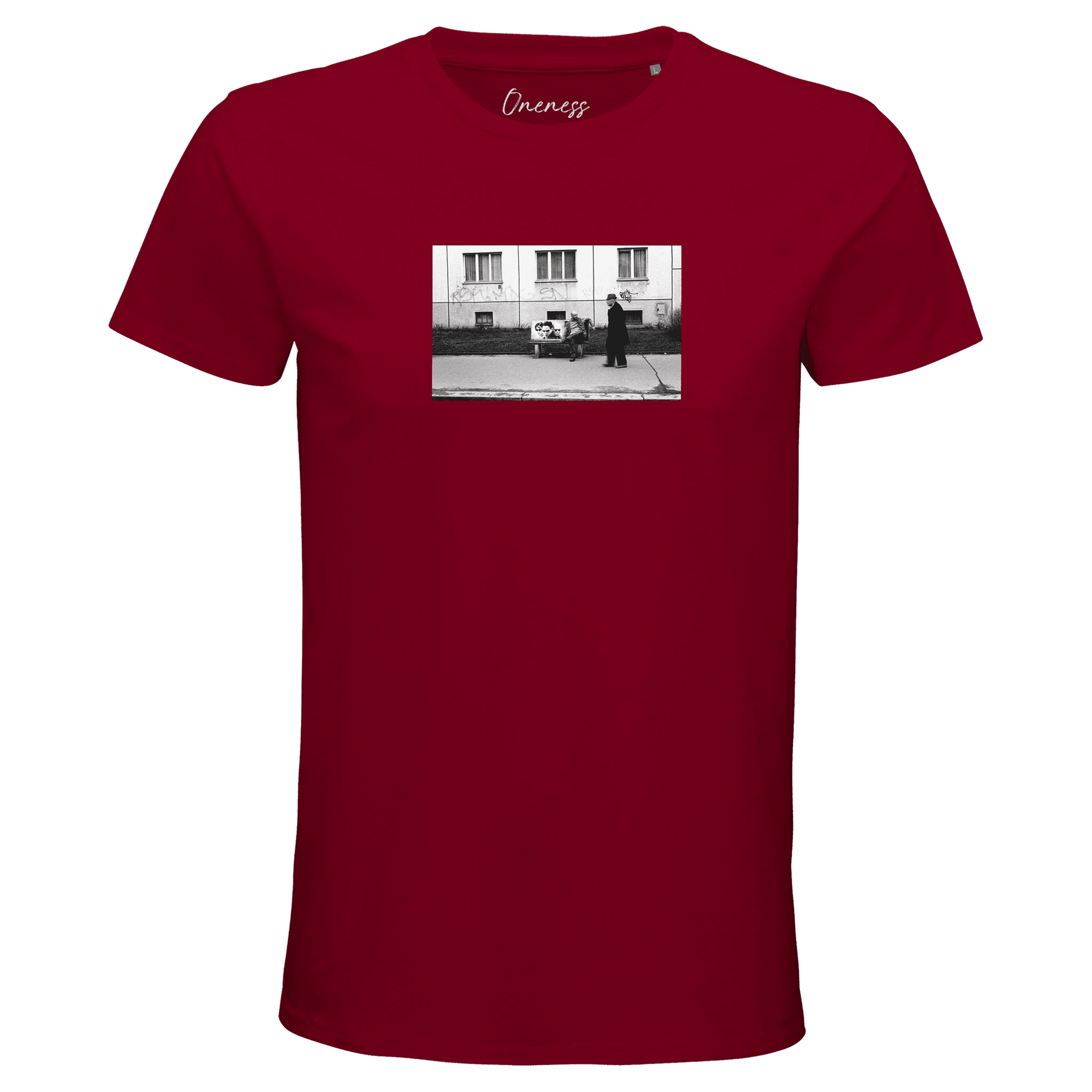 Oneness - "The Urban Matrix" T-shirt Burgundy XS 17