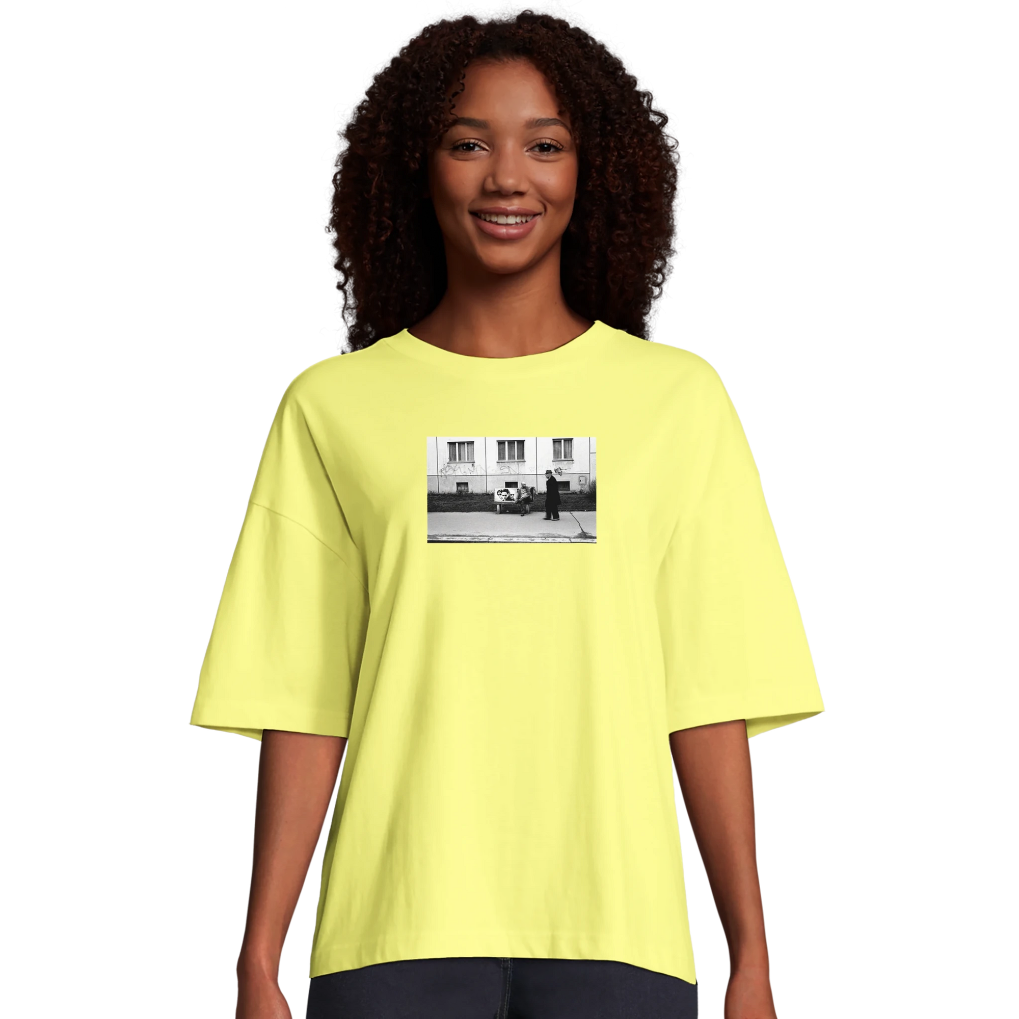 Oneness - "The Urban Matrix" T-shirt Light Yellow XS 12