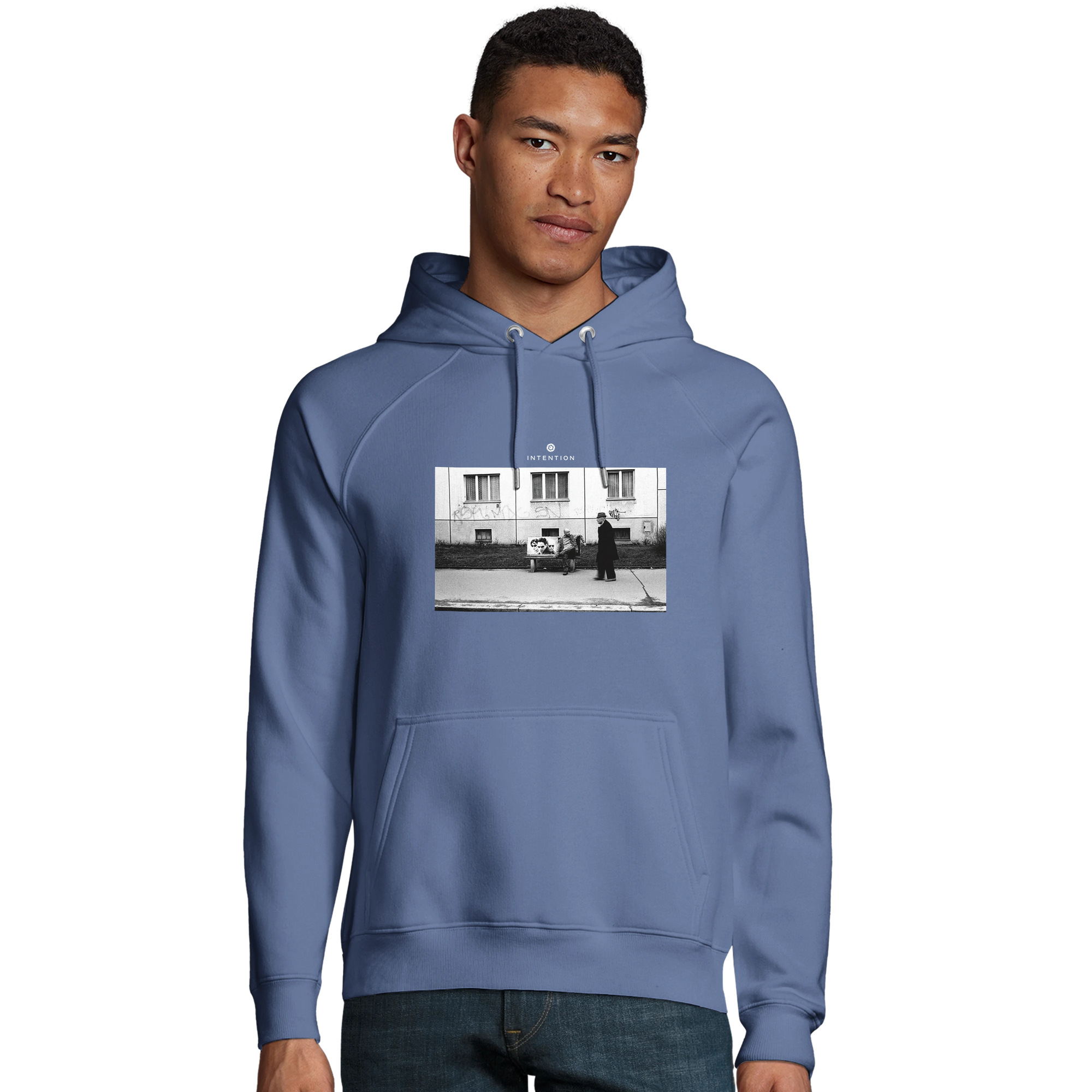 Oneness - "The Urban Matrix" Hoodie Blue 3