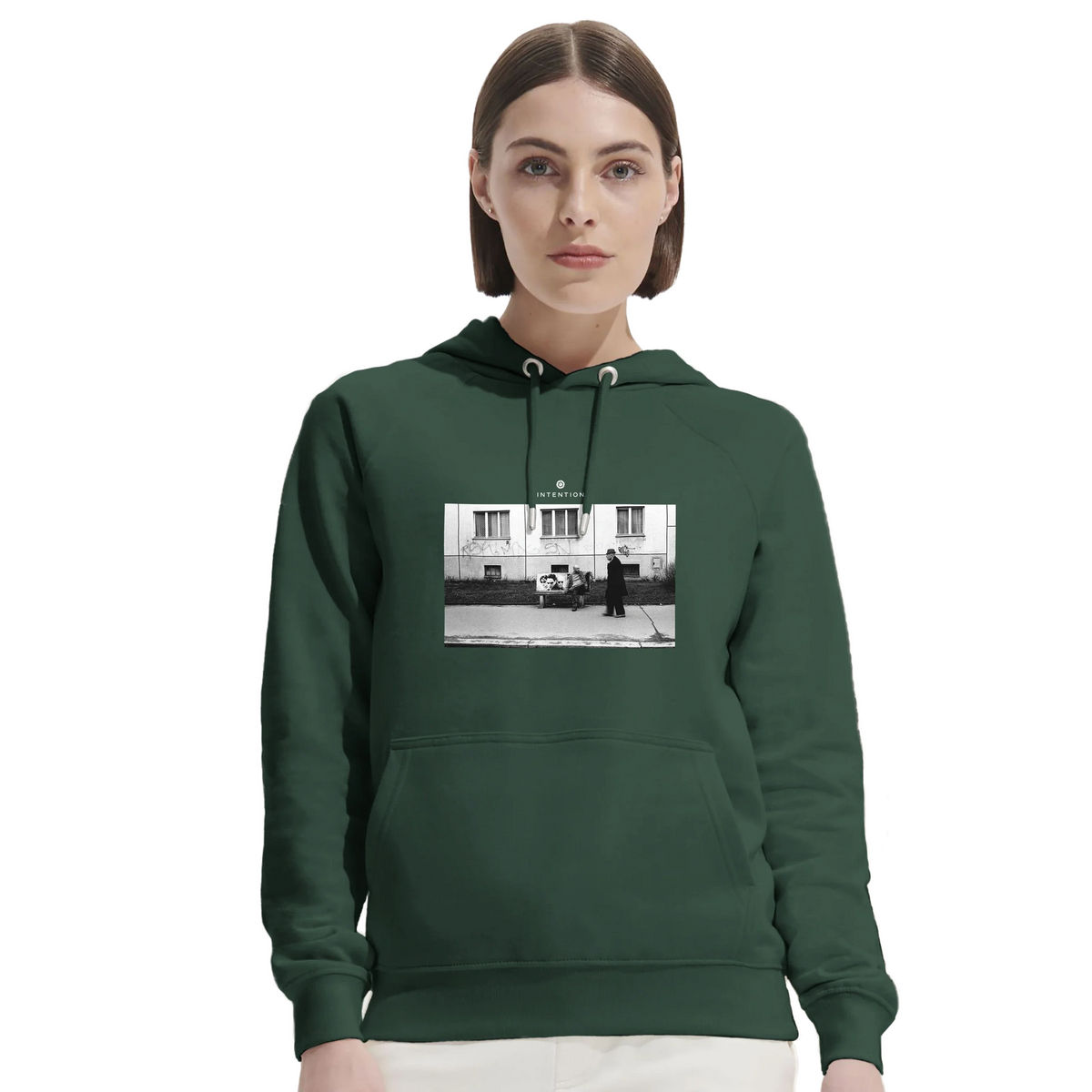 Oneness - "The Urban Matrix" Hoodie Bottle Green 5
