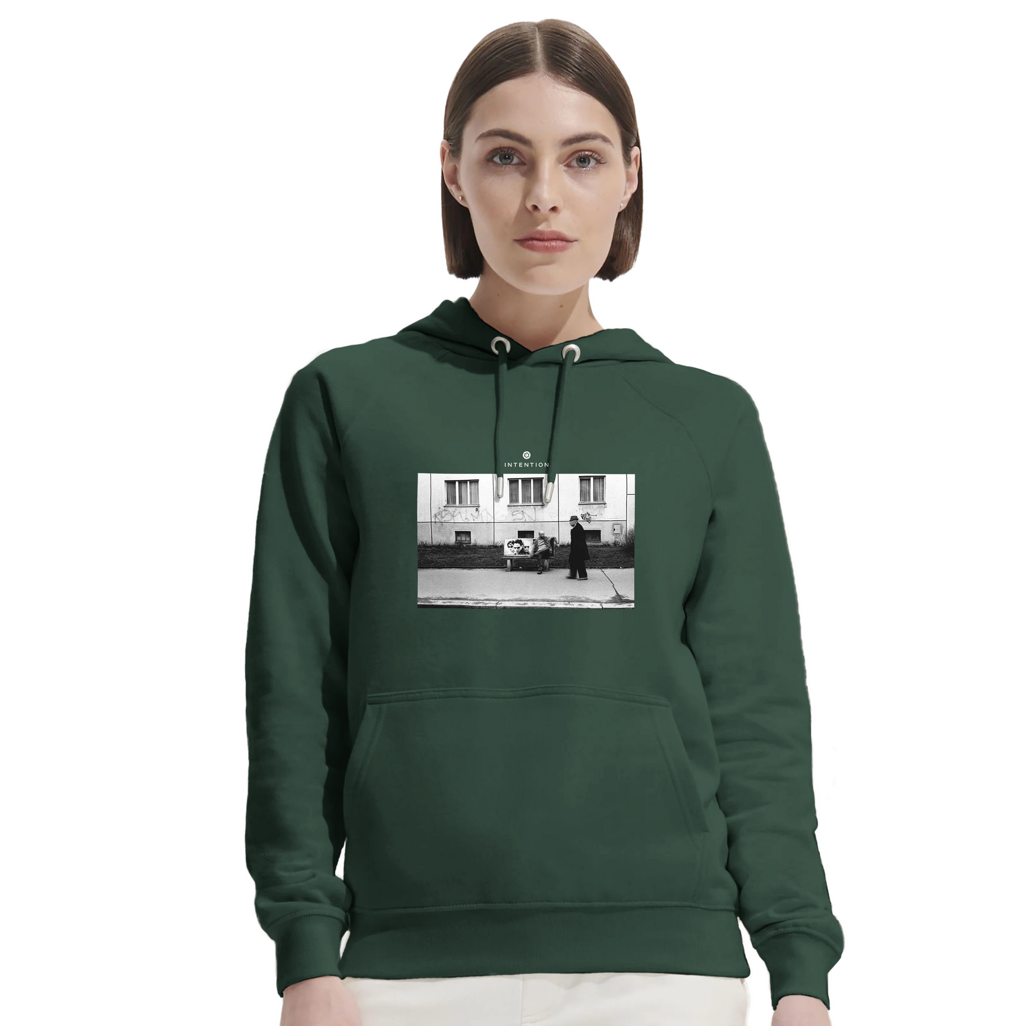 Oneness - "The Urban Matrix" Hoodie Bottle Green 5