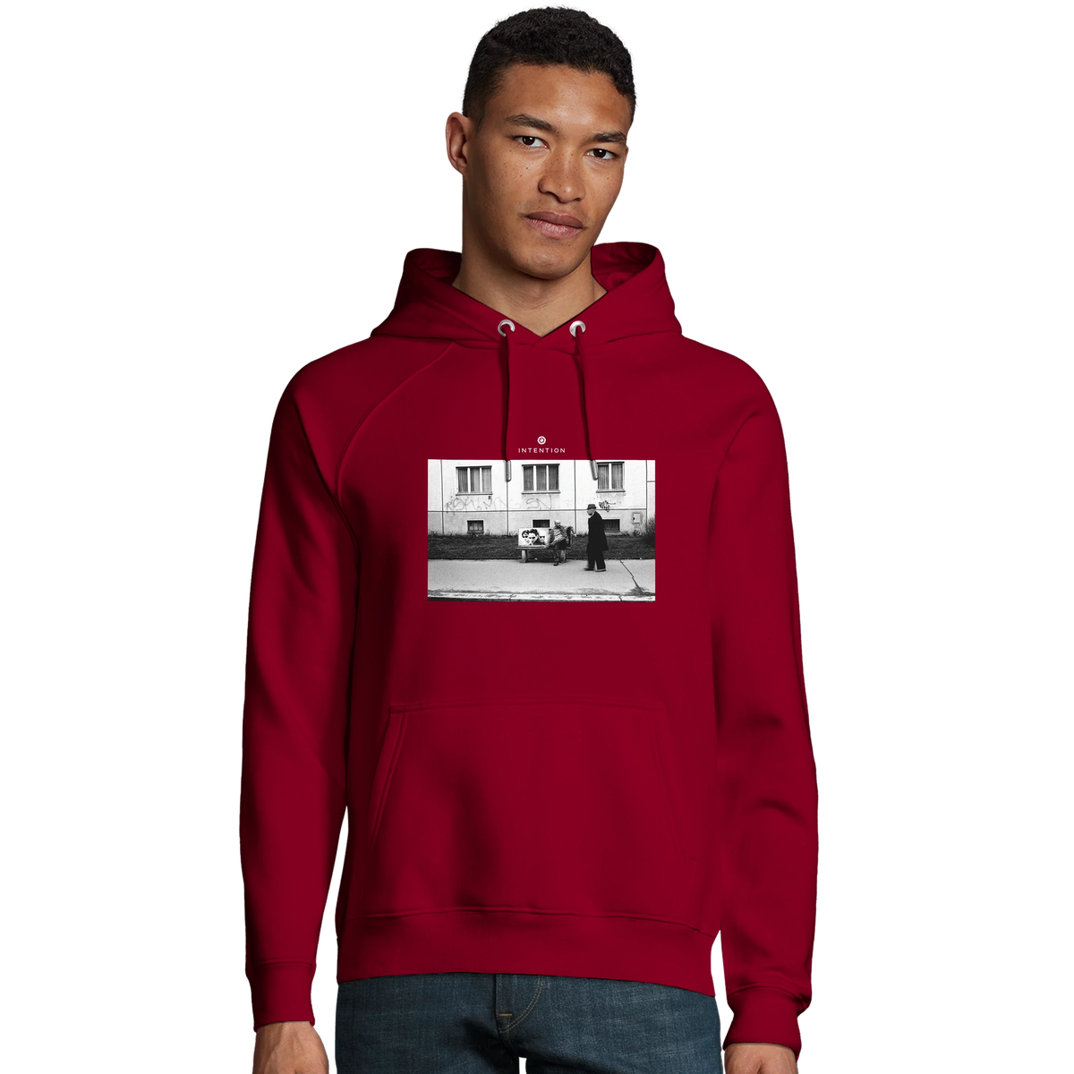 Oneness - "The Urban Matrix" Hoodie Burgundy 3