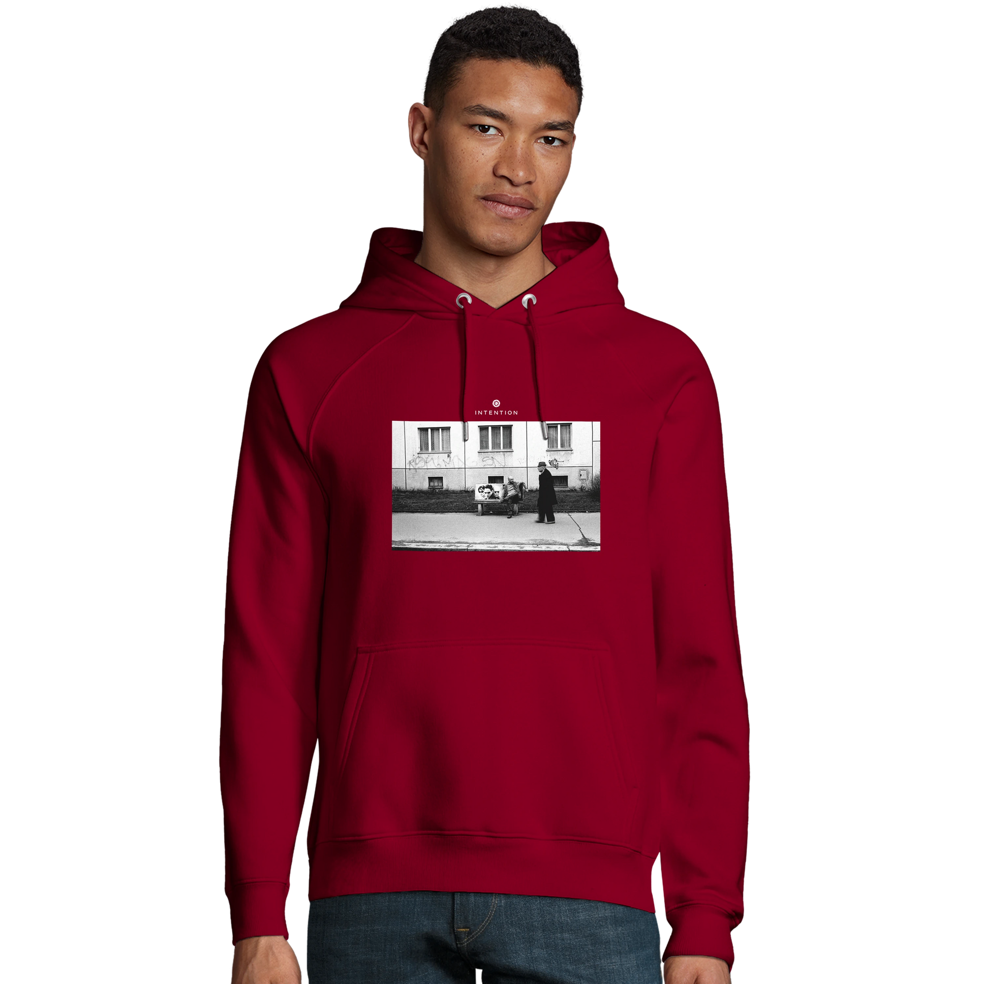 Oneness - "The Urban Matrix" Hoodie Burgundy 3