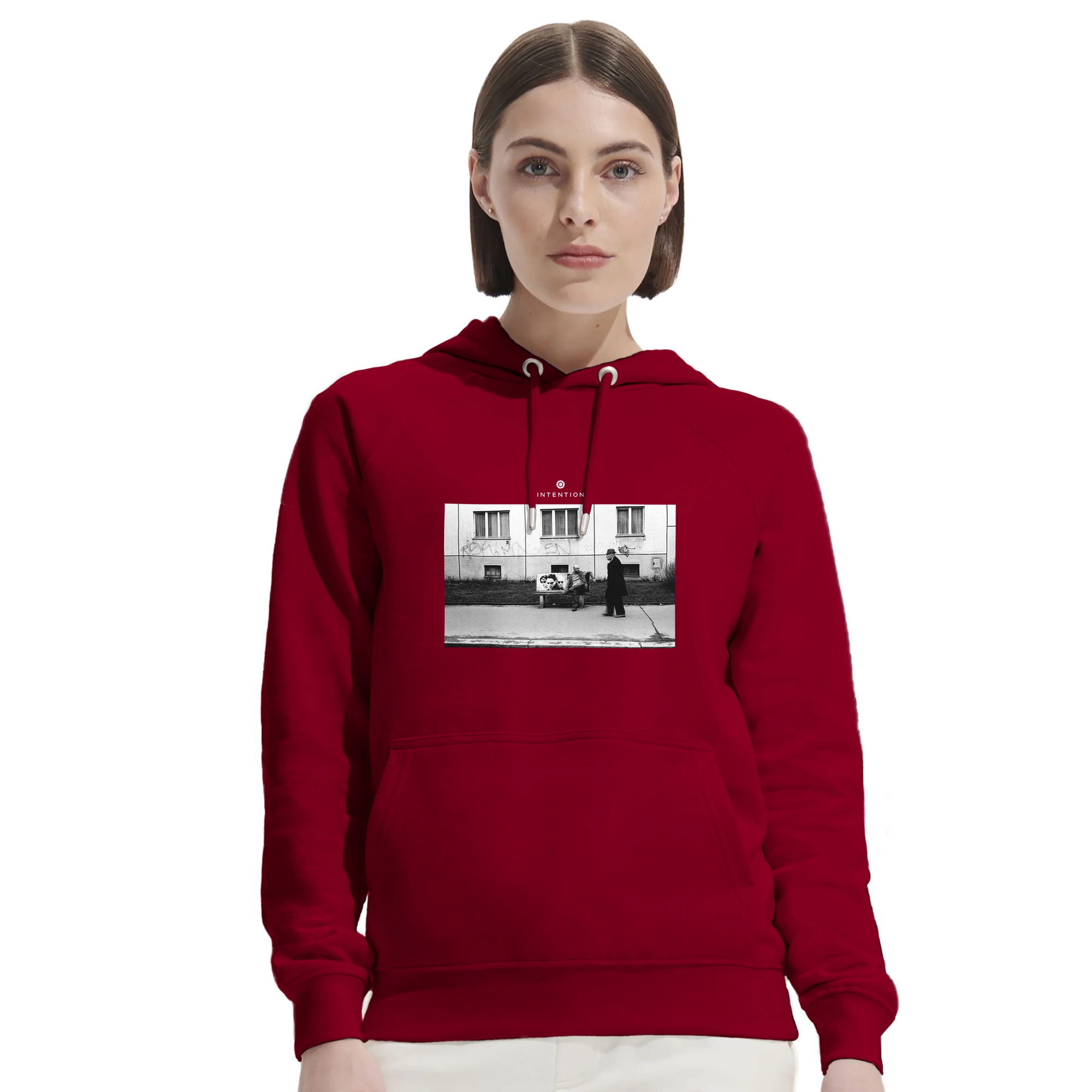 Oneness - "The Urban Matrix" Hoodie Burgundy 5