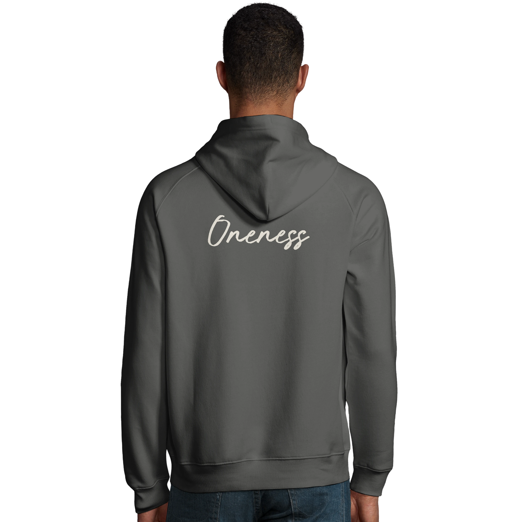 Oneness - "The Urban Matrix" Hoodie charcoal melange 4