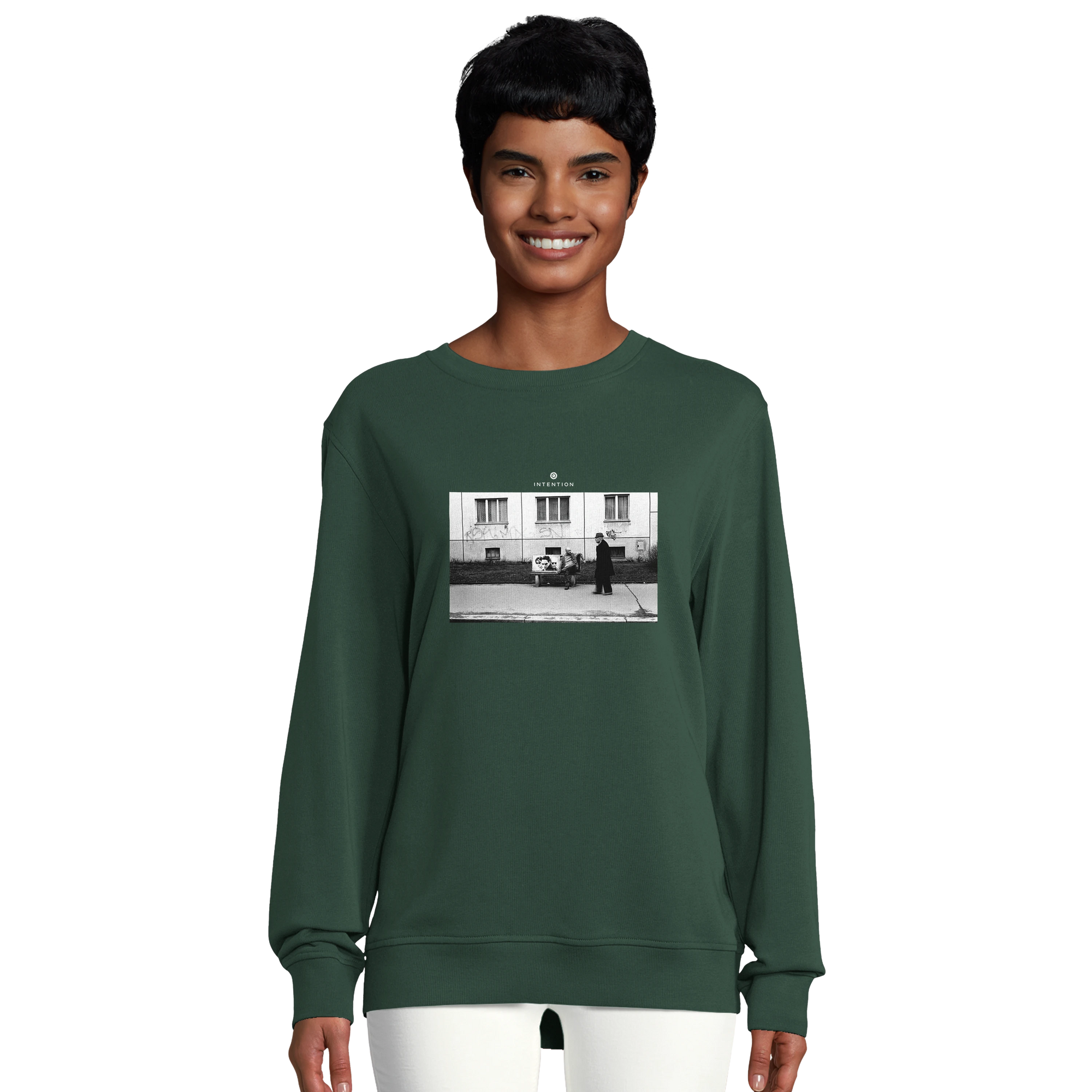 Oneness - "The Urban Matrix" Sweatshirt Bottle Green XS 5