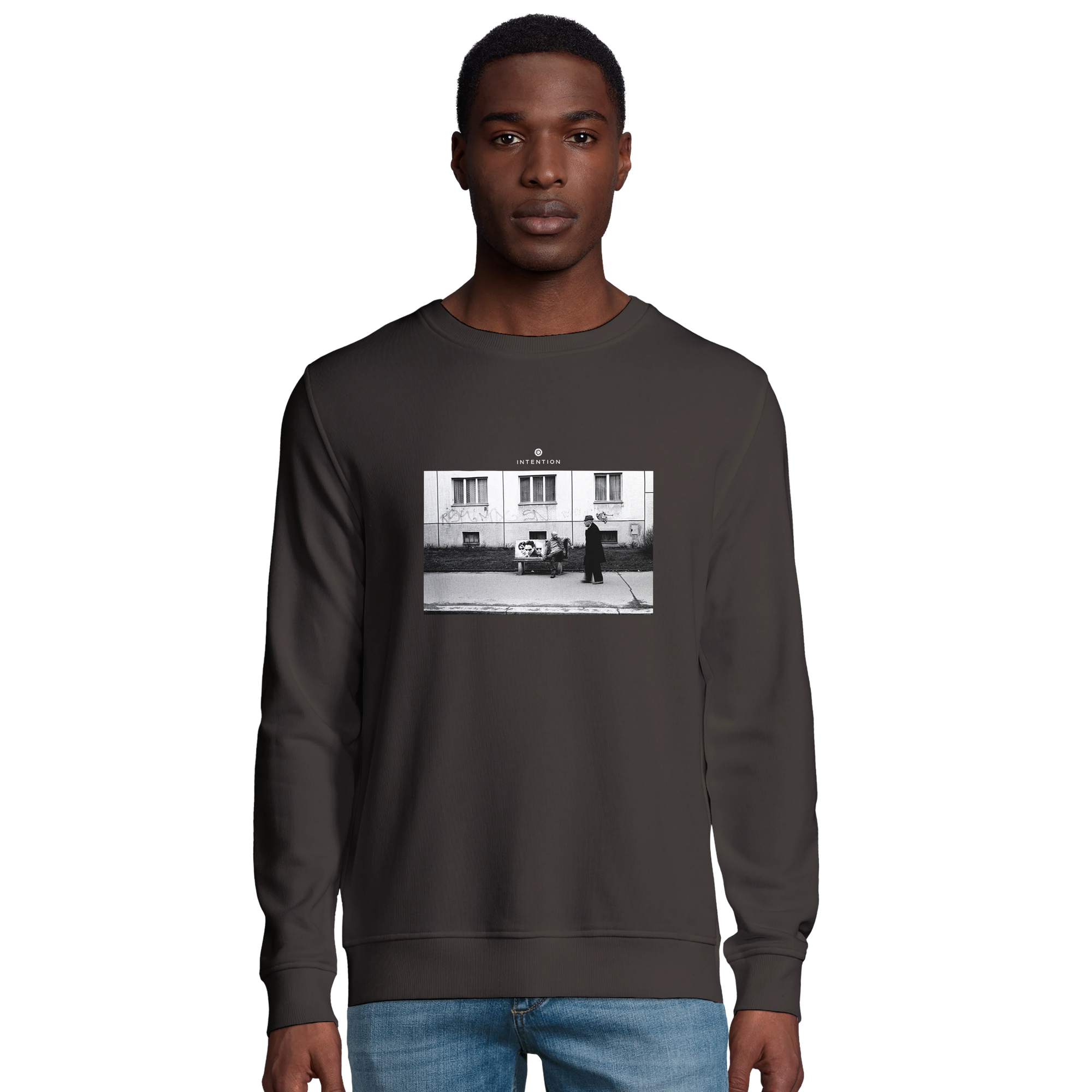 Oneness - "The Urban Matrix" Sweatshirt deep charcoal grey XS 3