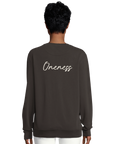 Oneness - "The Urban Matrix" Sweatshirt deep charcoal grey XS 6