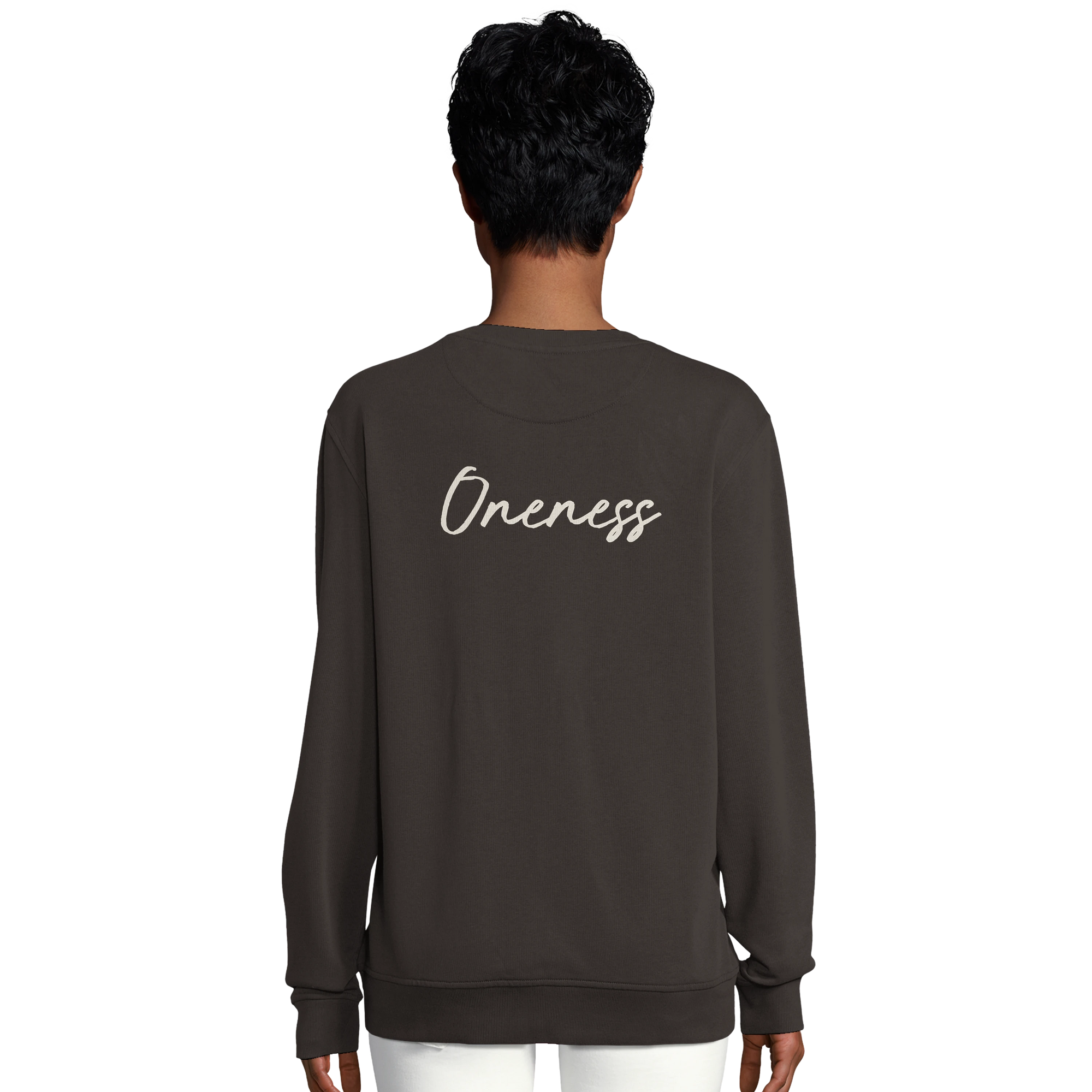 Oneness - "The Urban Matrix" Sweatshirt deep charcoal grey XS 6
