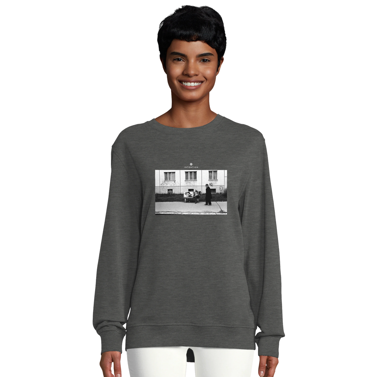Oneness - "The Urban Matrix" Sweatshirt Grey Melange 5