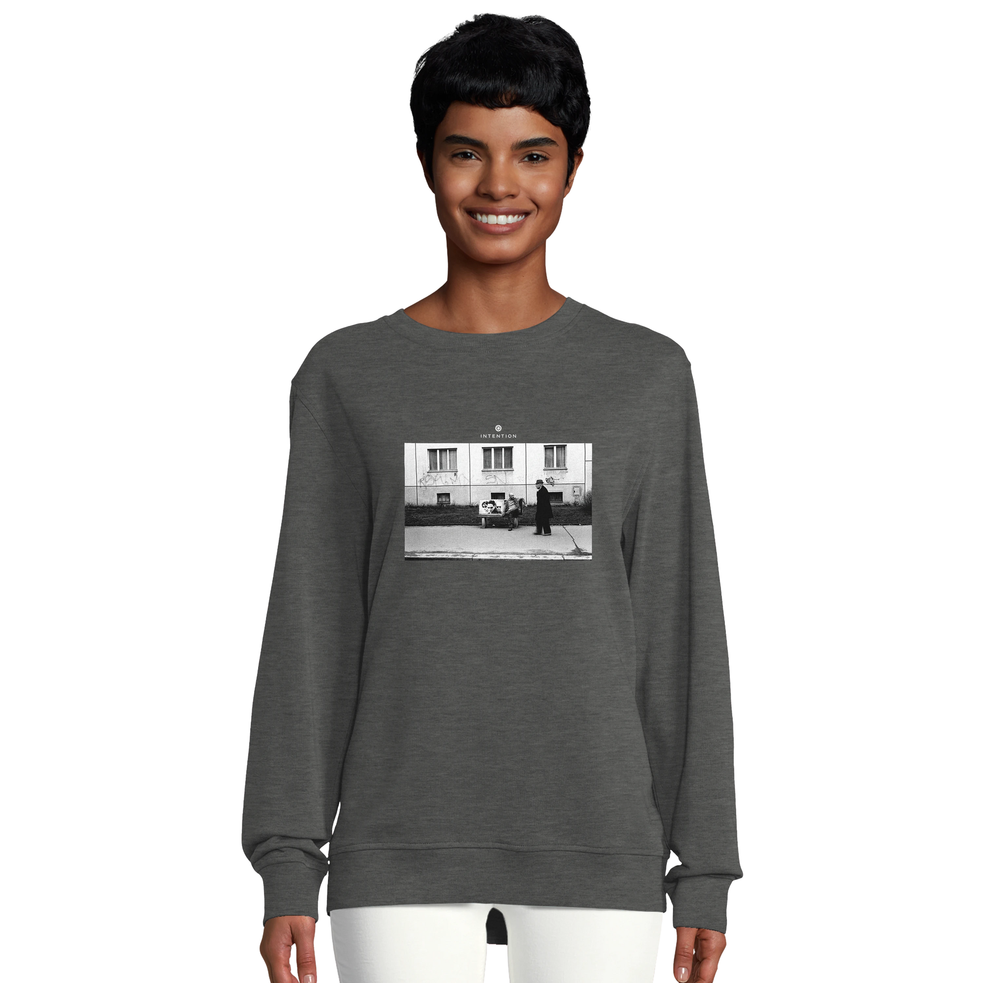 Oneness - "The Urban Matrix" Sweatshirt Grey Melange XS 5