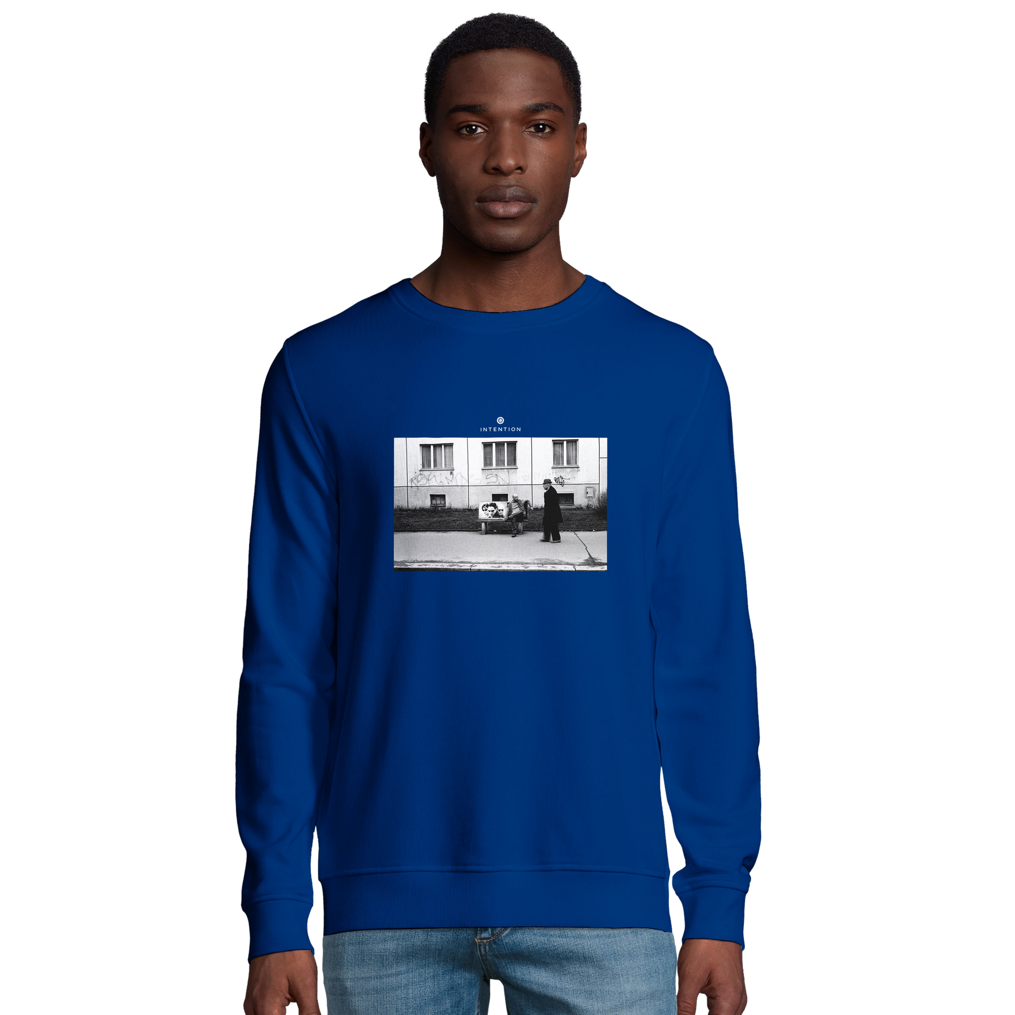 Oneness - "The Urban Matrix" Sweatshirt Royal Blue XS 3
