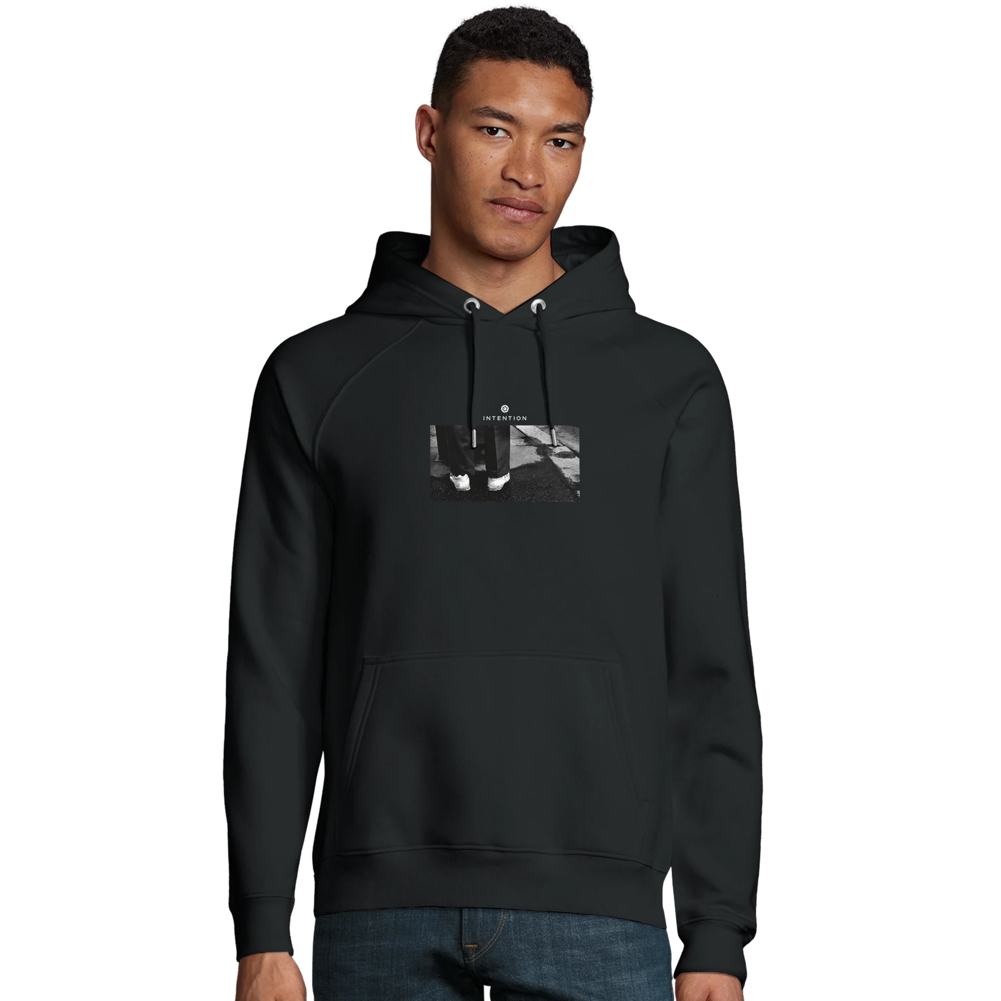 Patience - "This is Where He Stood" Hoodie Off White XS 16