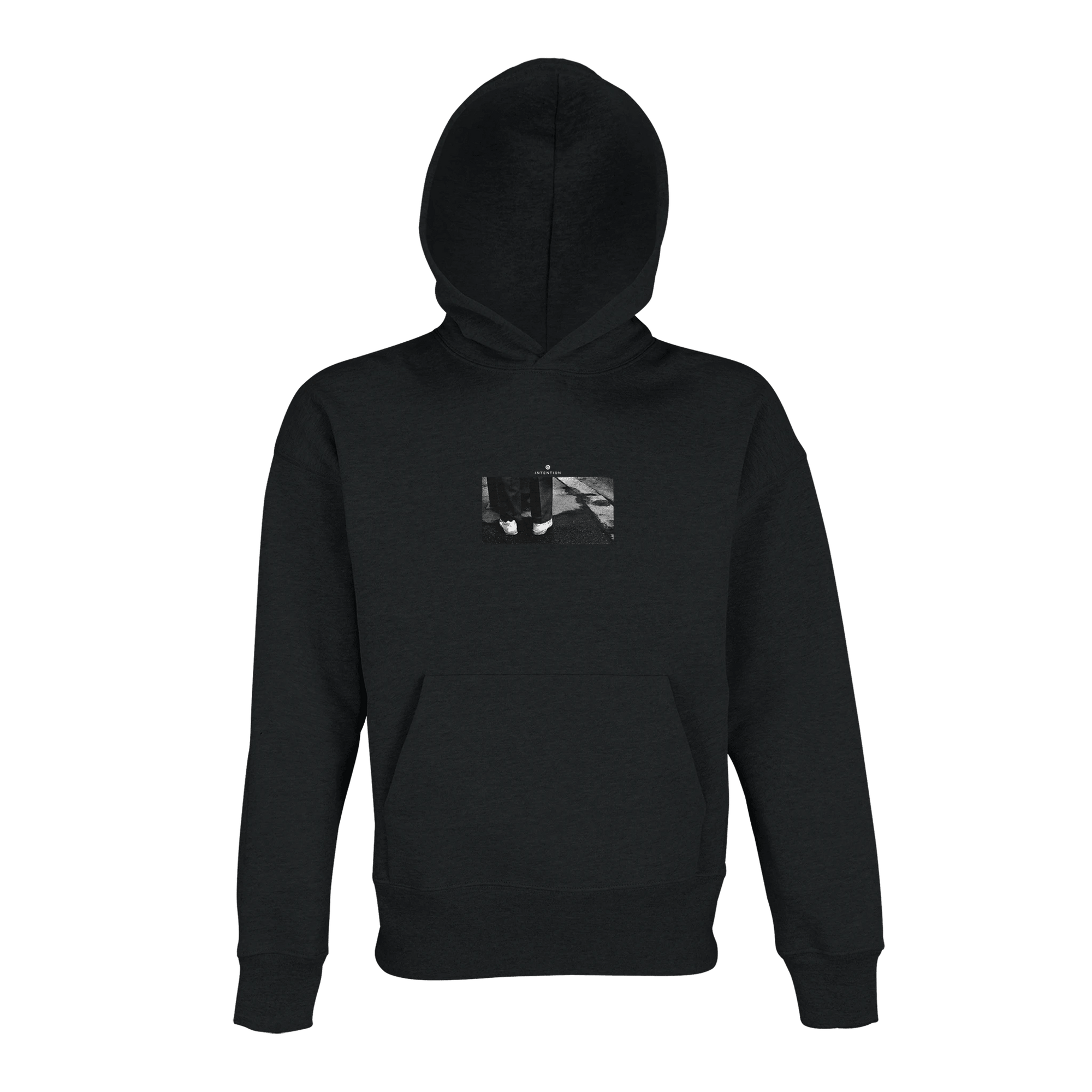 Patience - "This is Where He Stood" Hoodie Black XS 4