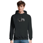 Patience - "This is Where He Stood" Hoodie Black XS 3