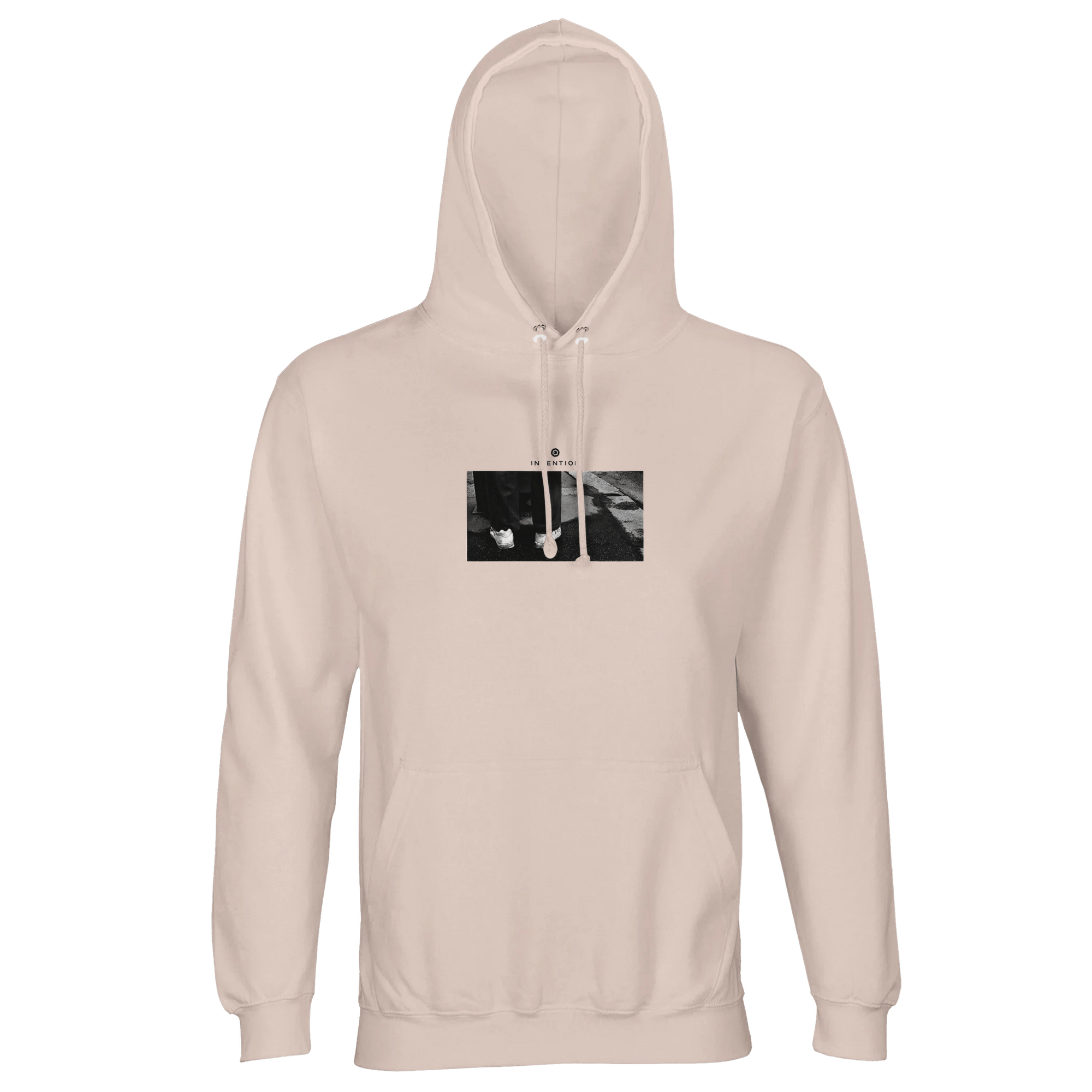 Patience - "This is Where He Stood" Hoodie creamy pink XS 19