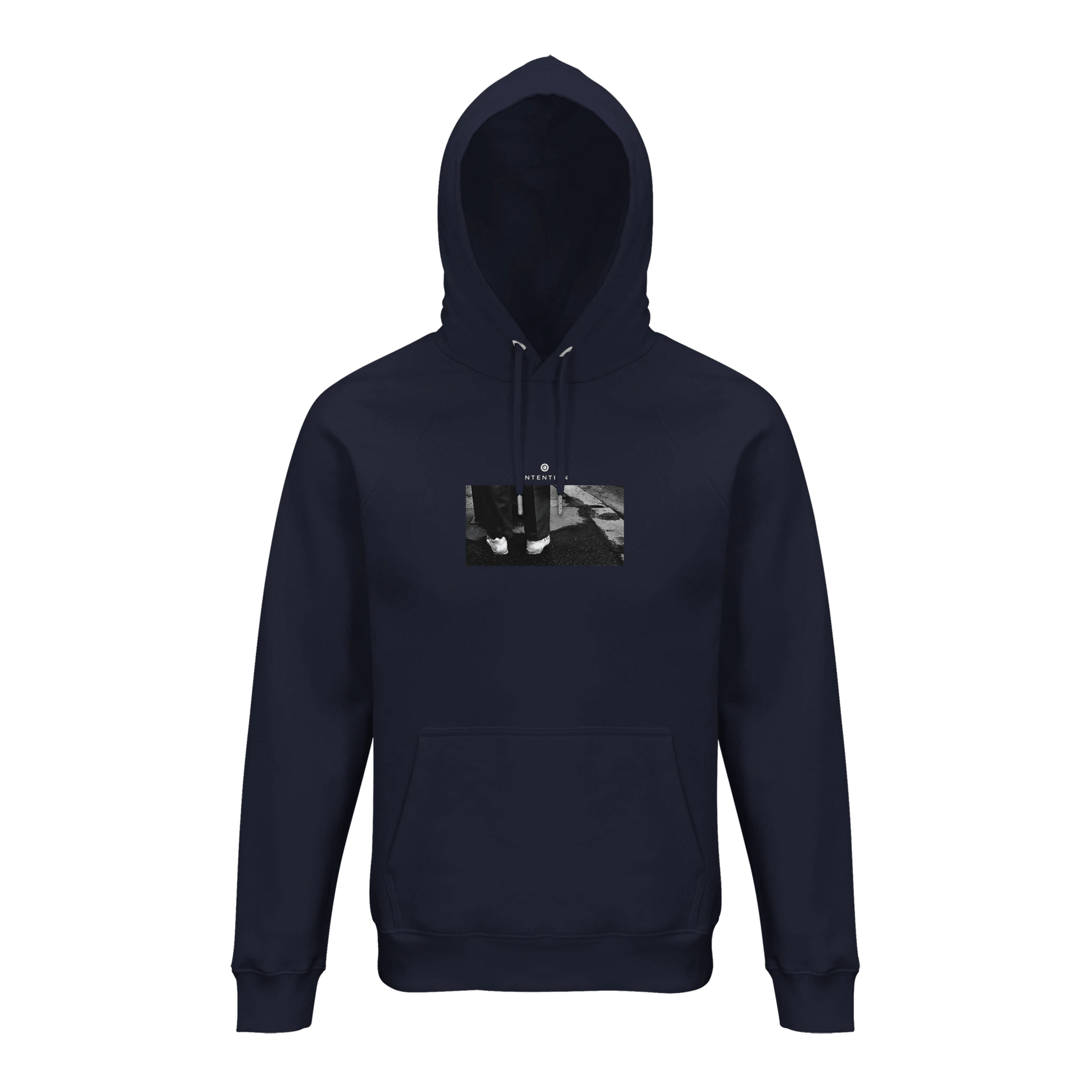 Patience - "This is Where He Stood" Hoodie French Navy XS 29