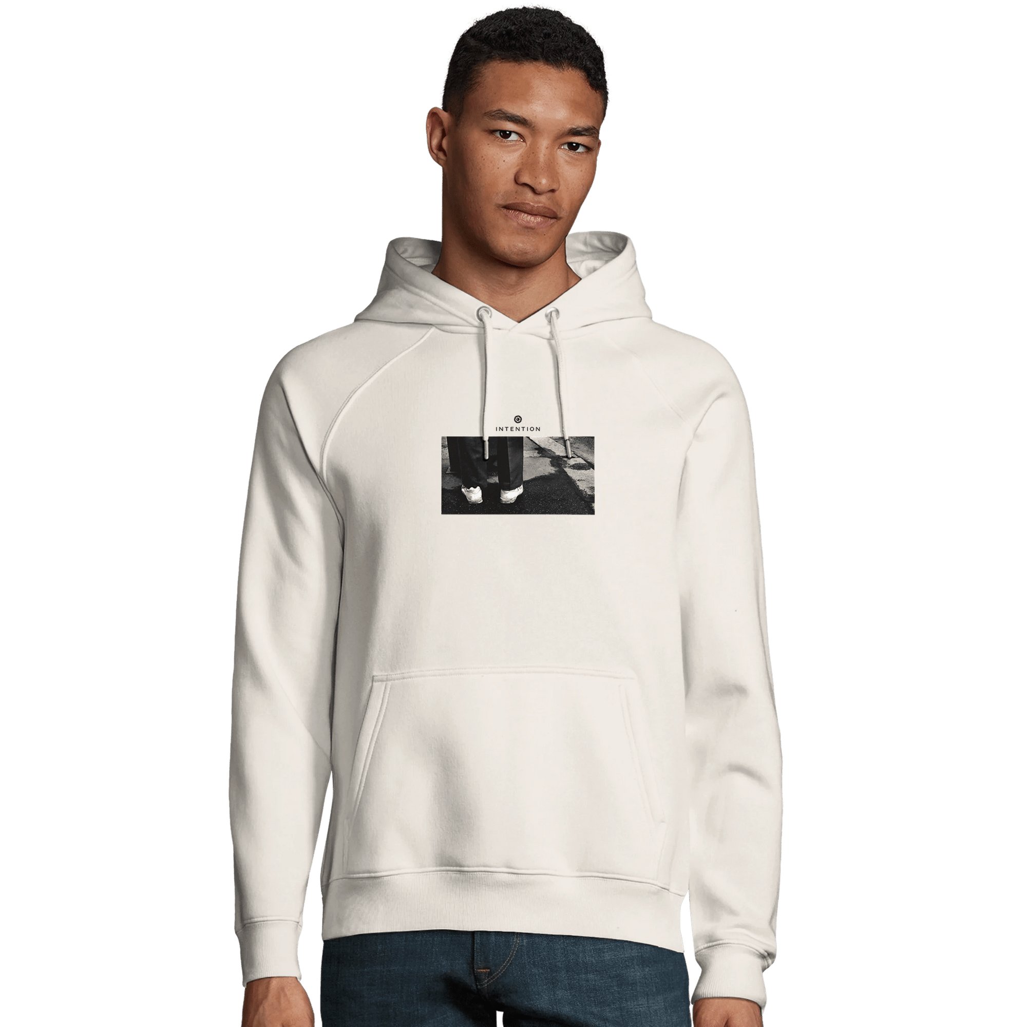 Patience - "This is Where He Stood" Hoodie Off White XS 6