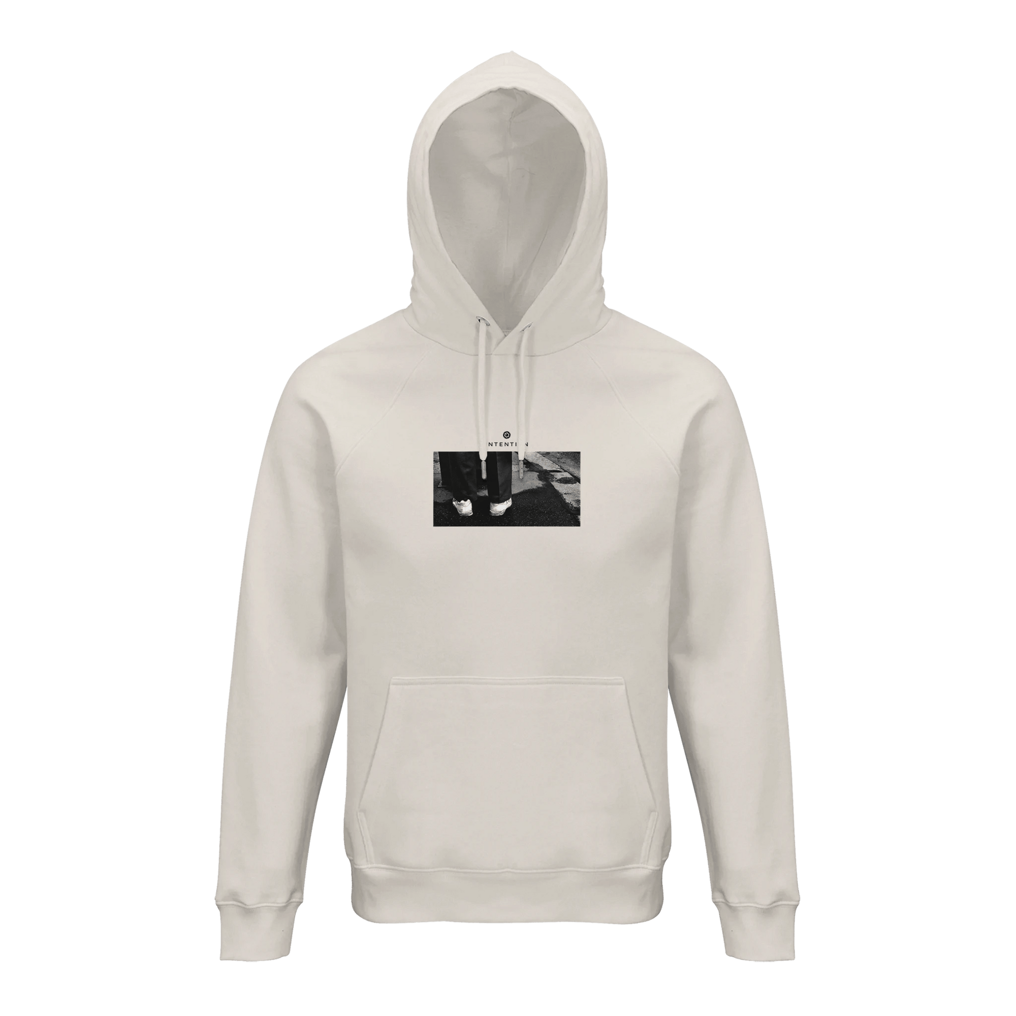 Patience - "This is Where He Stood" Hoodie Off White XS 4