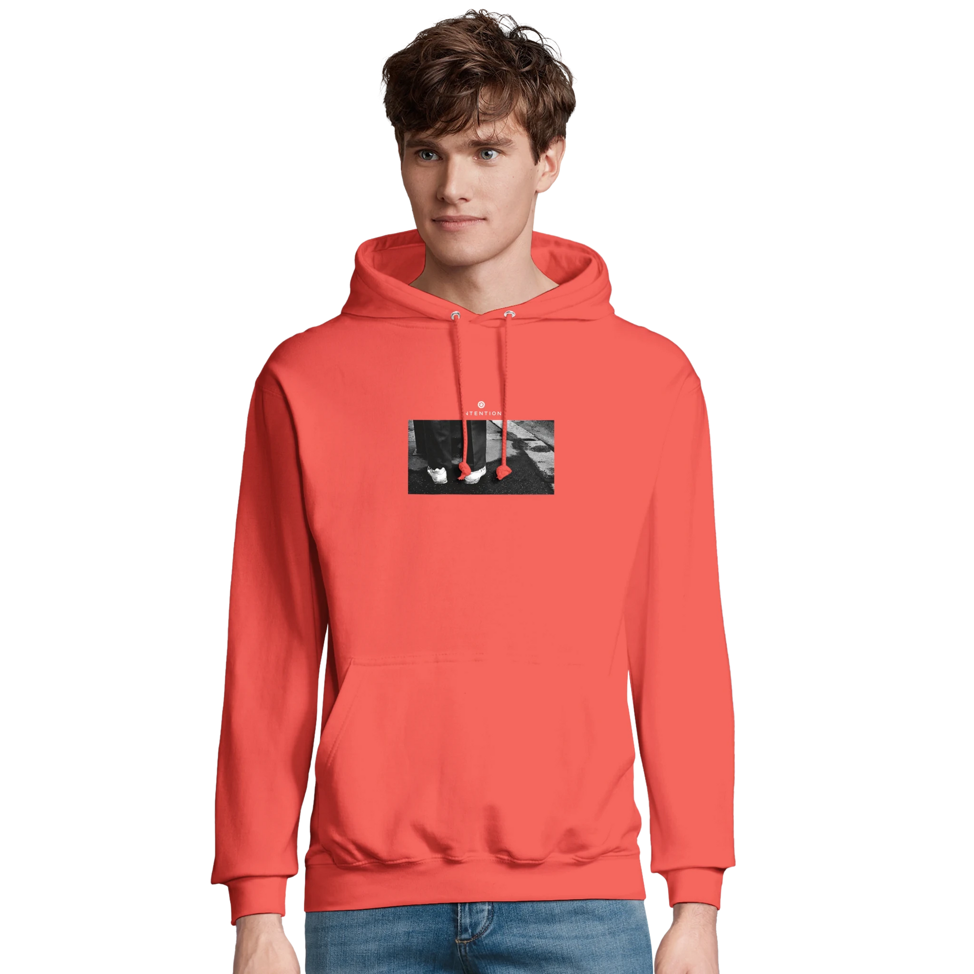 Patience - "This is Where He Stood" Hoodie pop orange XS 56