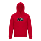 Patience - "This is Where He Stood" Hoodie Red XS 1