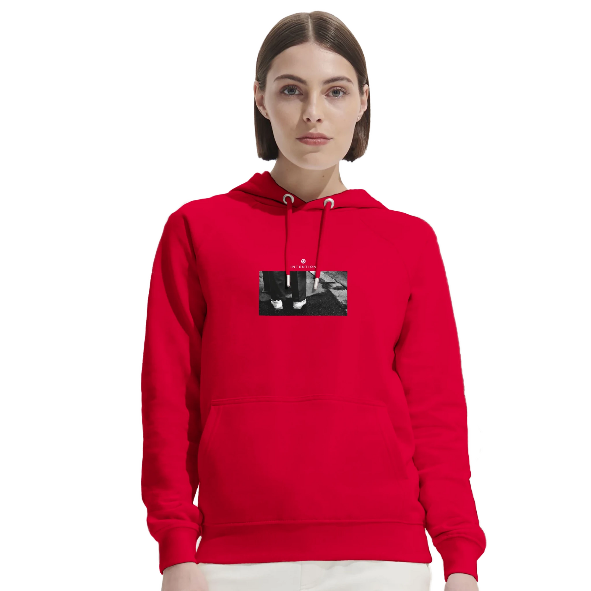 Patience - "This is Where He Stood" Hoodie Off White XS 28