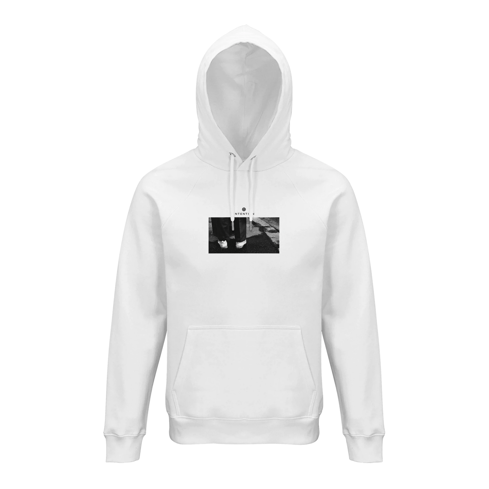 Patience - "This is Where He Stood" Hoodie White XS 34