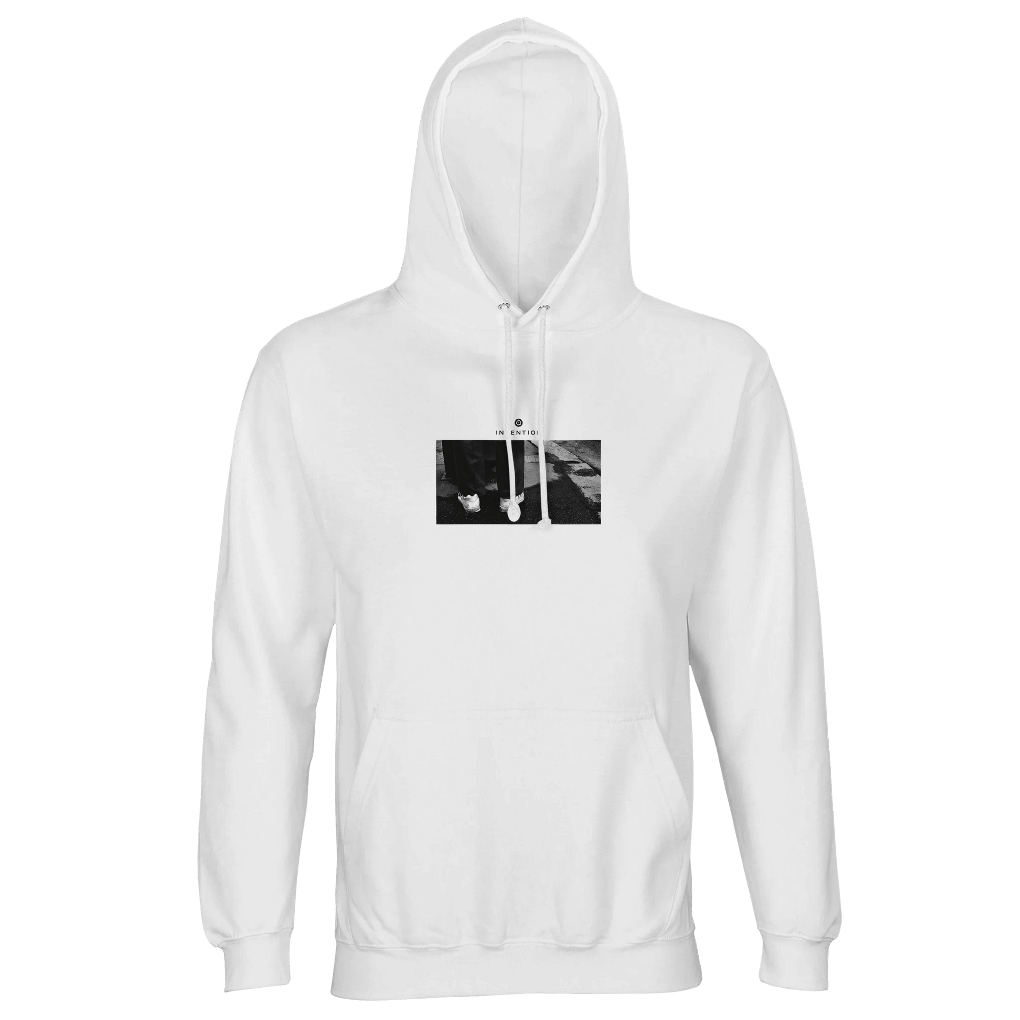 Patience - "This is Where He Stood" Hoodie White XS 9
