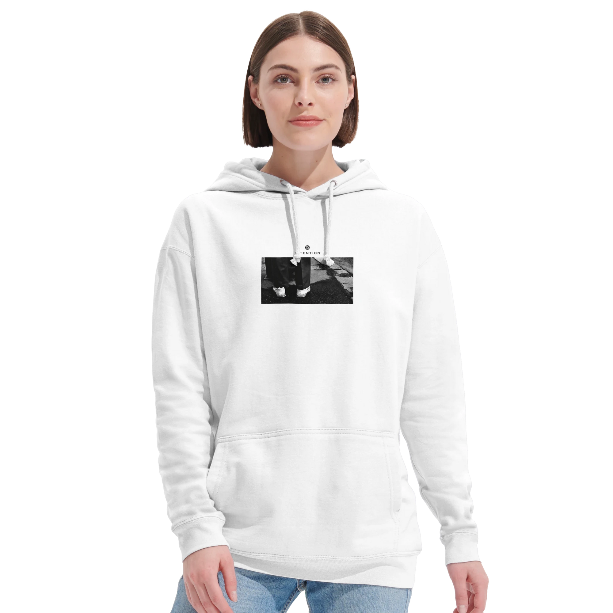 Patience - "This is Where He Stood" Hoodie White XS 13
