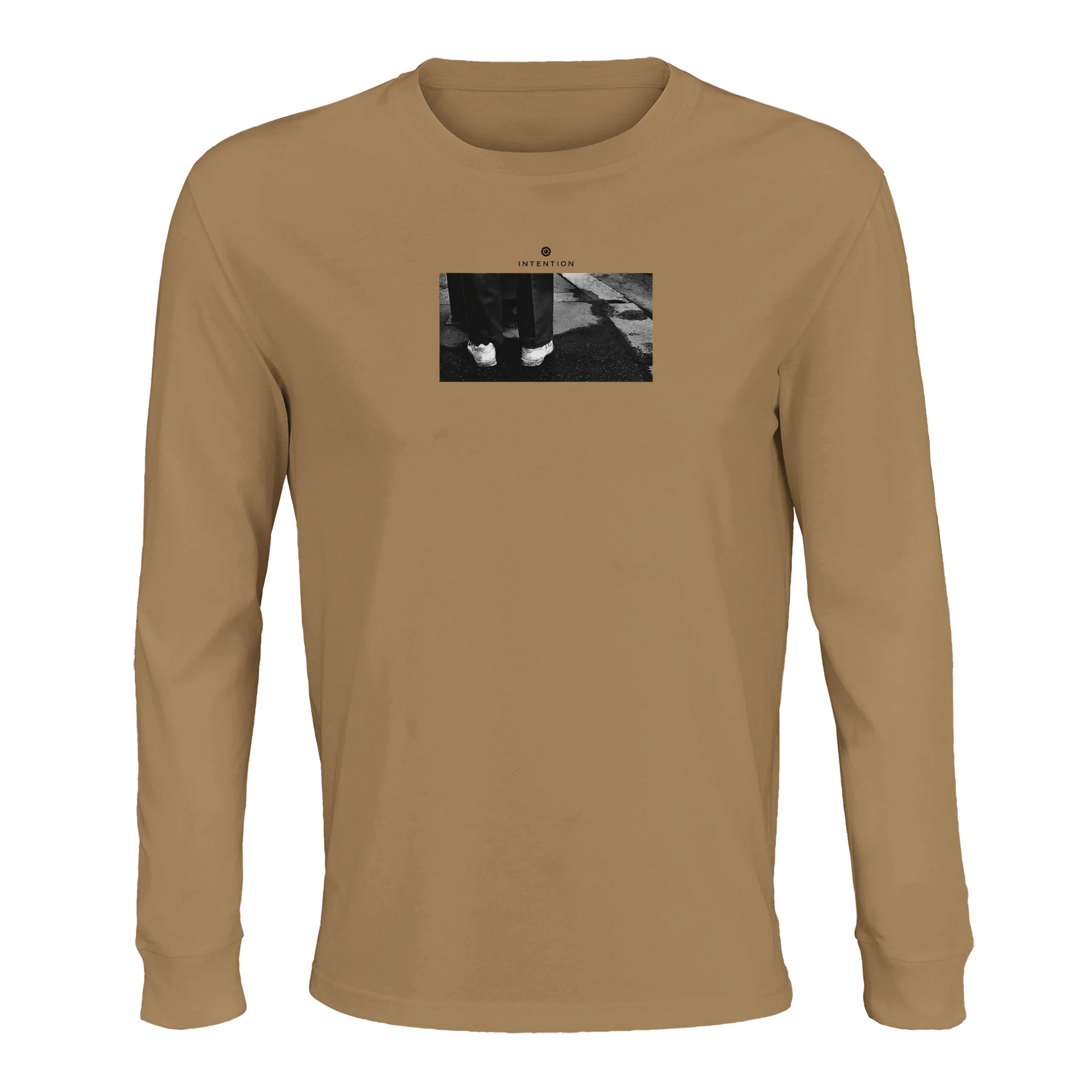 Patience - "This is Where He Stood" Long sleeve dark beige XS 9