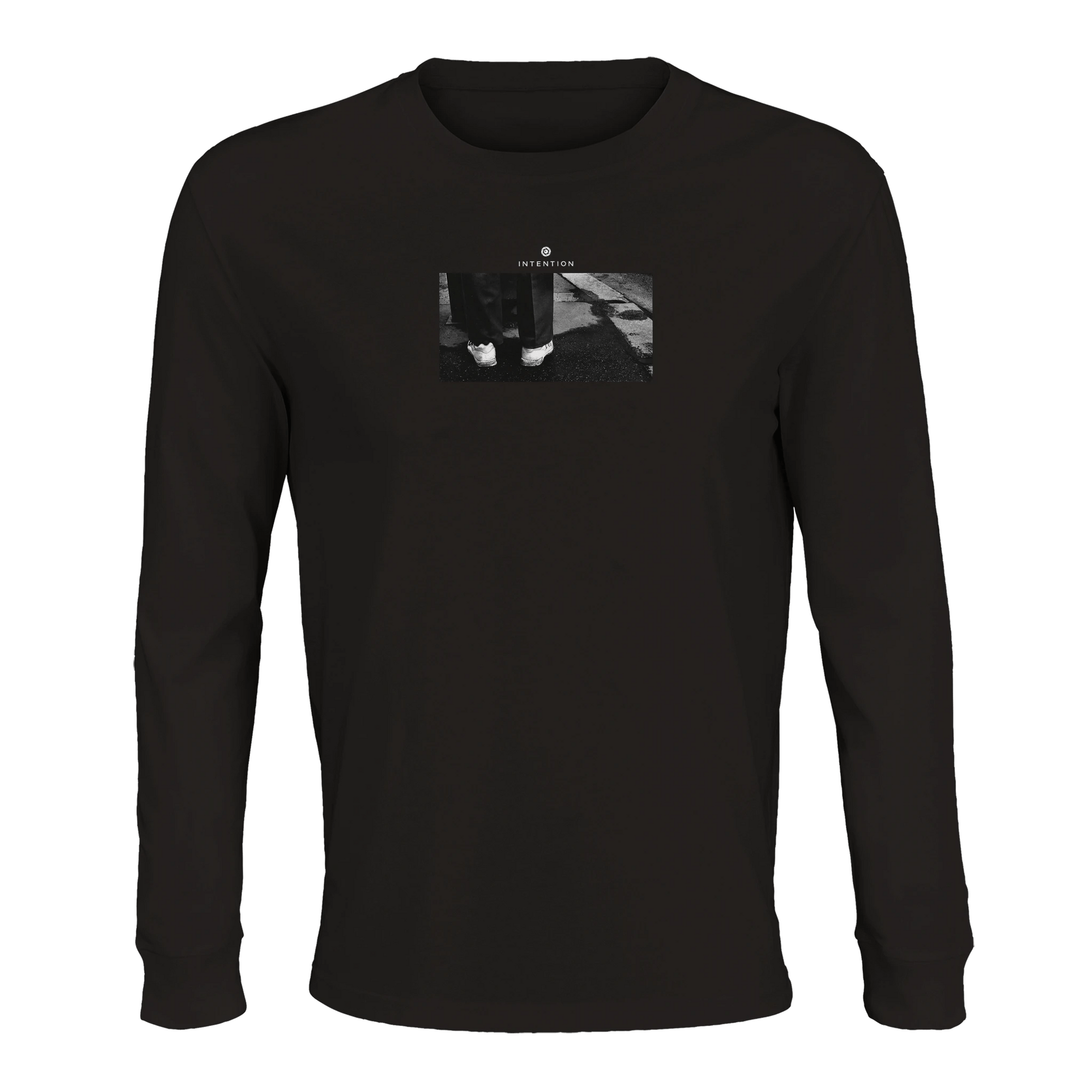 Patience - "This is Where He Stood" Long sleeve Deep Black XS 8