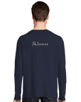 Patience - "This is Where He Stood" Long sleeve French Navy XS 3