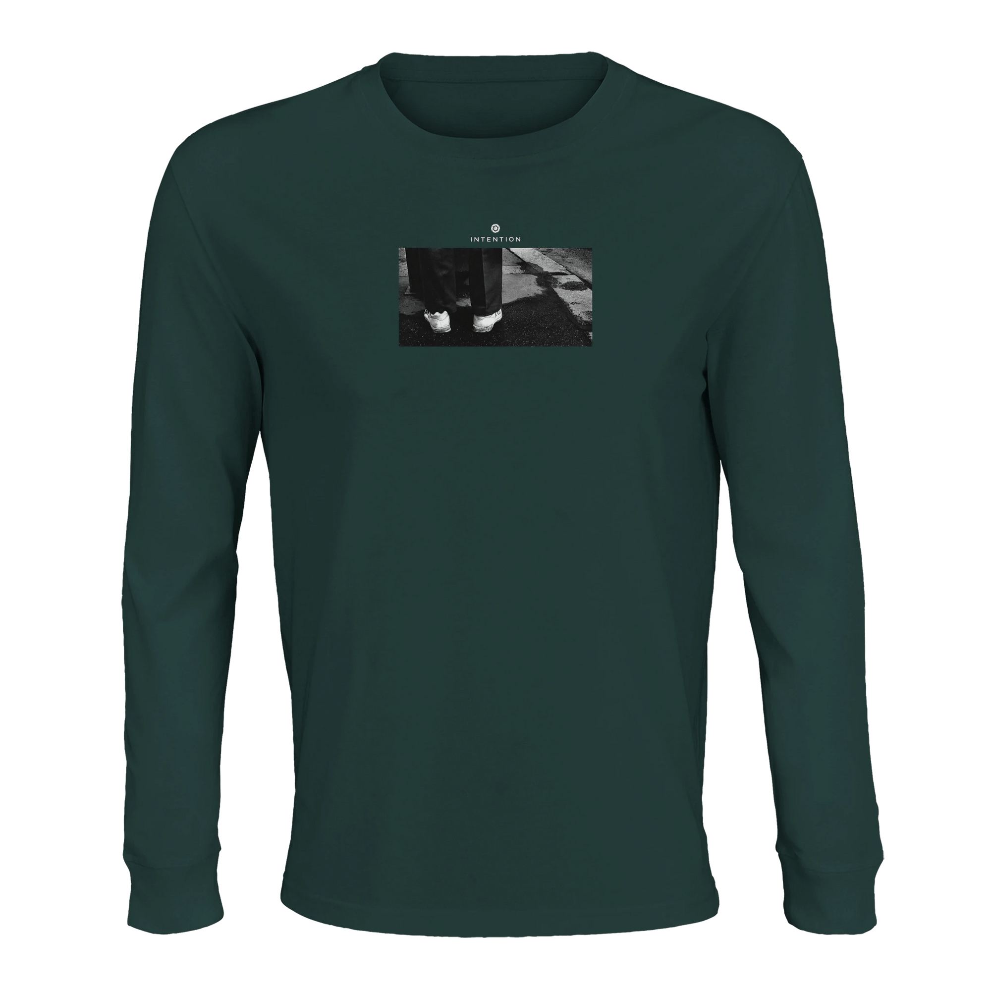 Patience - "This is Where He Stood" Long sleeve green empire XS 12