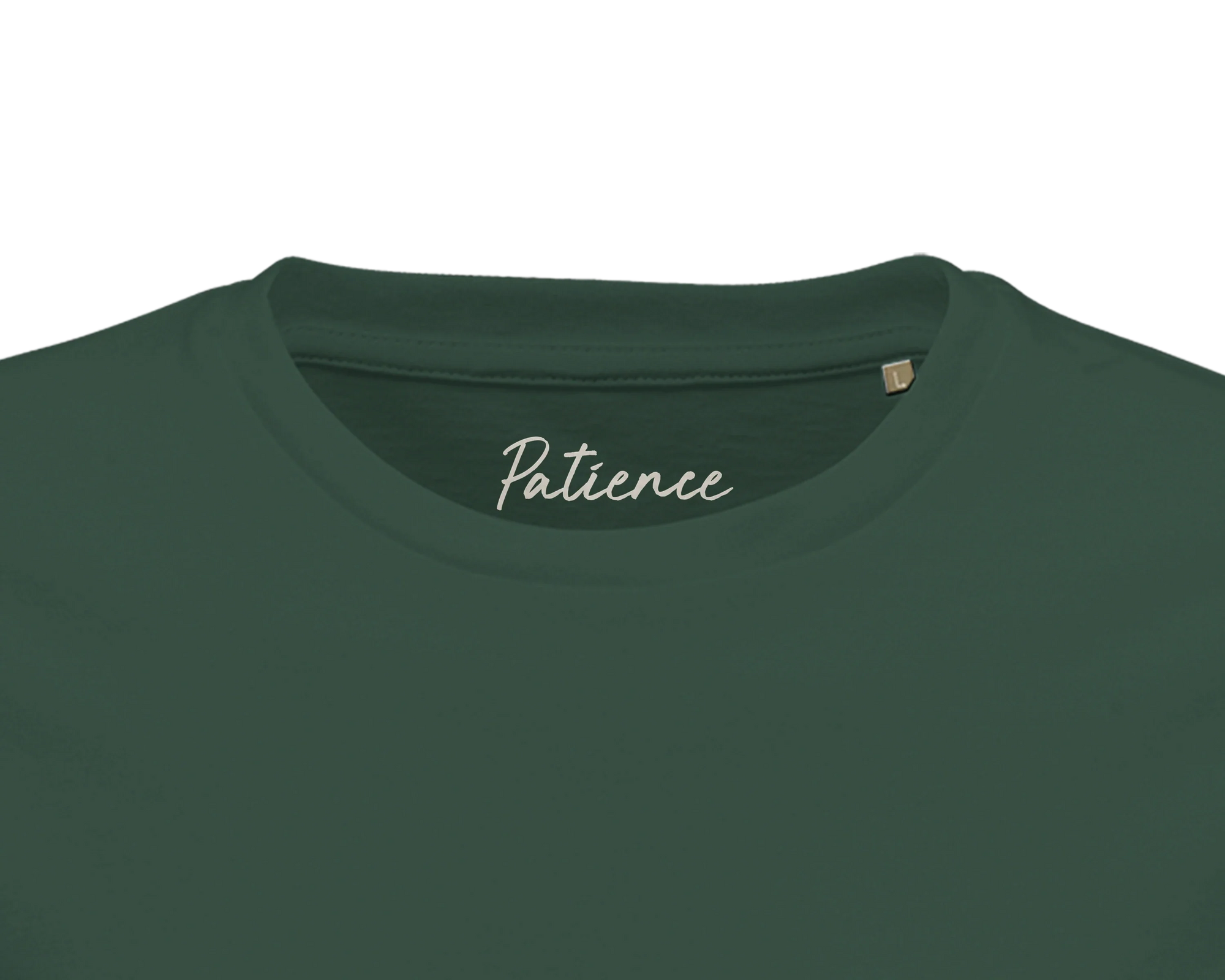Patience - "This is Where He Stood" Bottle Green 2