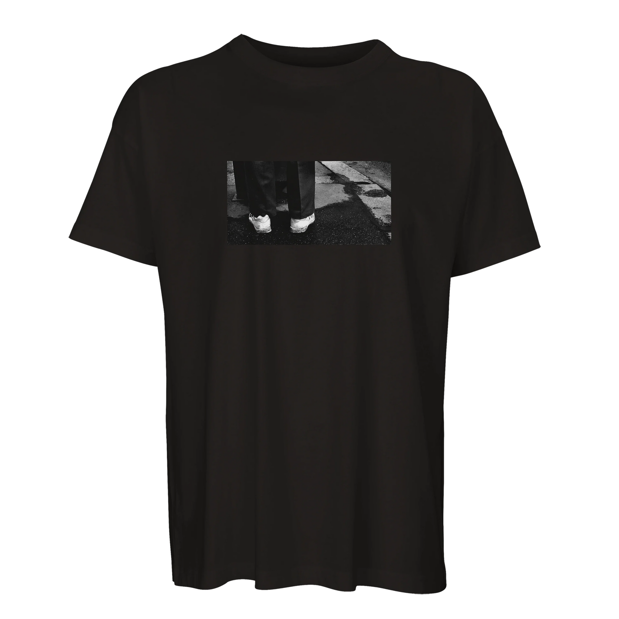 Patience - "This is Where He Stood" T-shirt Deep Black 1