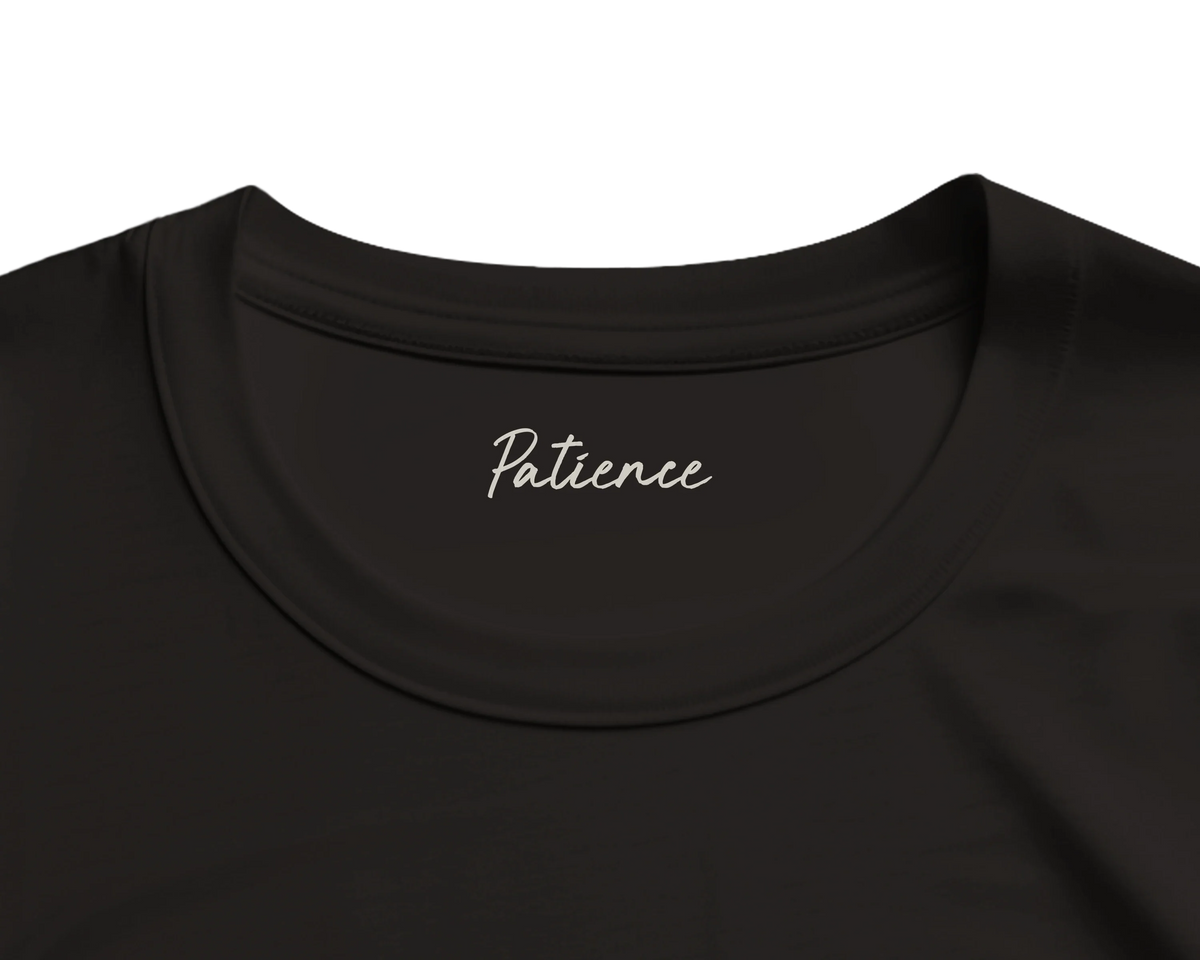 Patience - "This is Where He Stood" T-shirt Deep Black 2