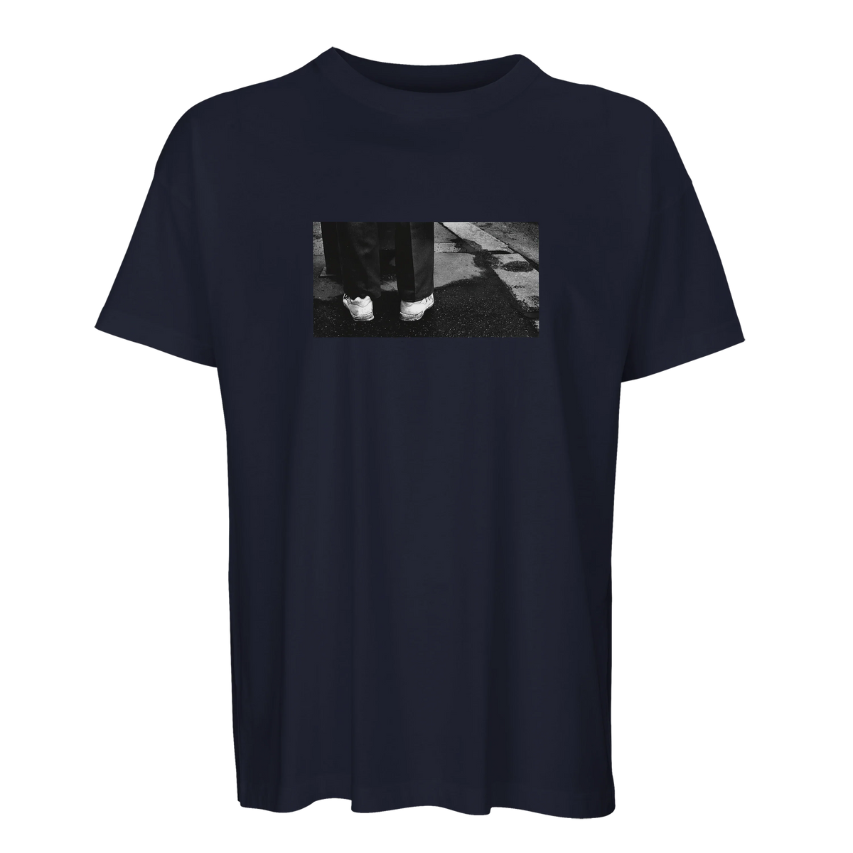 Patience - "This is Where He Stood" T-shirt French Navy 1