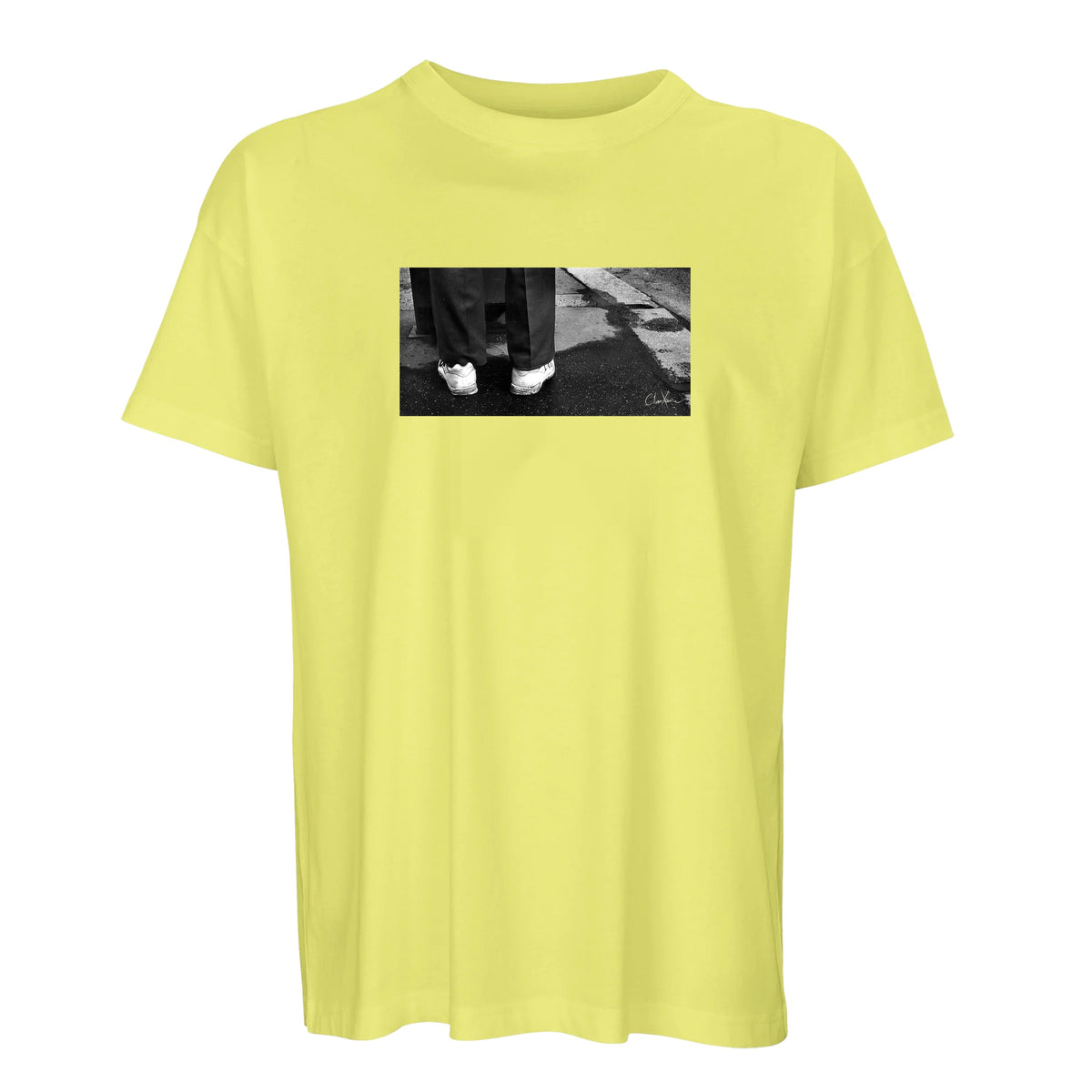 Patience - "This is Where He Stood" T-shirt Light Yellow 1