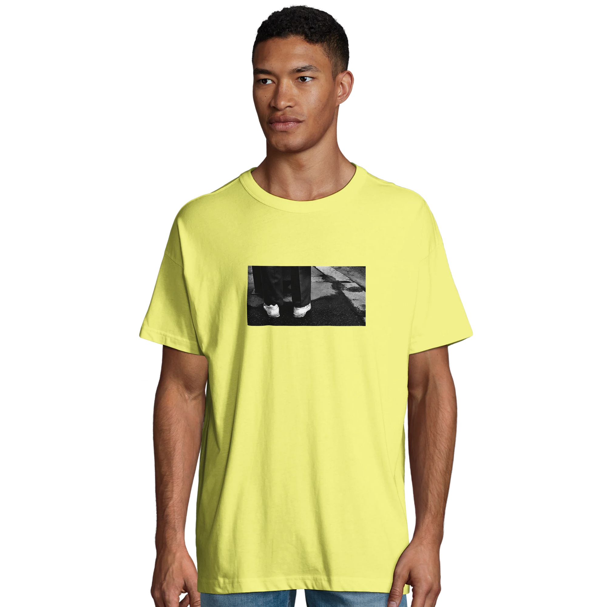 Patience - "This is Where He Stood" T-shirt Light Yellow 4