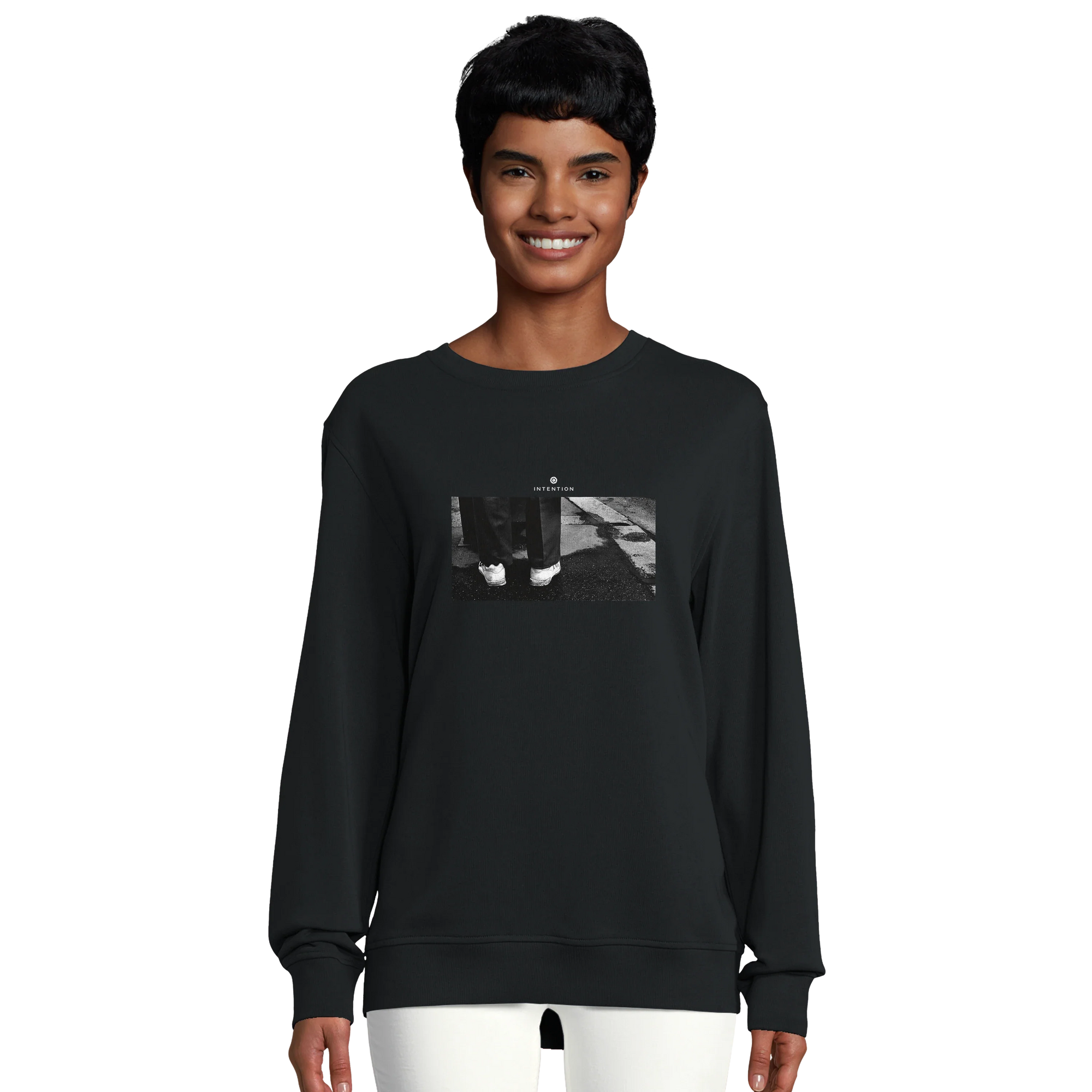 Patience - "This is Where He Stood" Sweatshirt Black 5