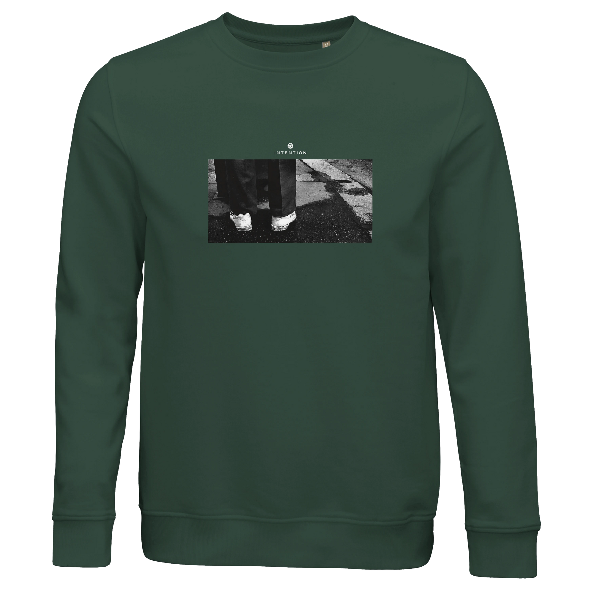 Patience - "This is Where He Stood" Sweatshirt Bottle Green 1