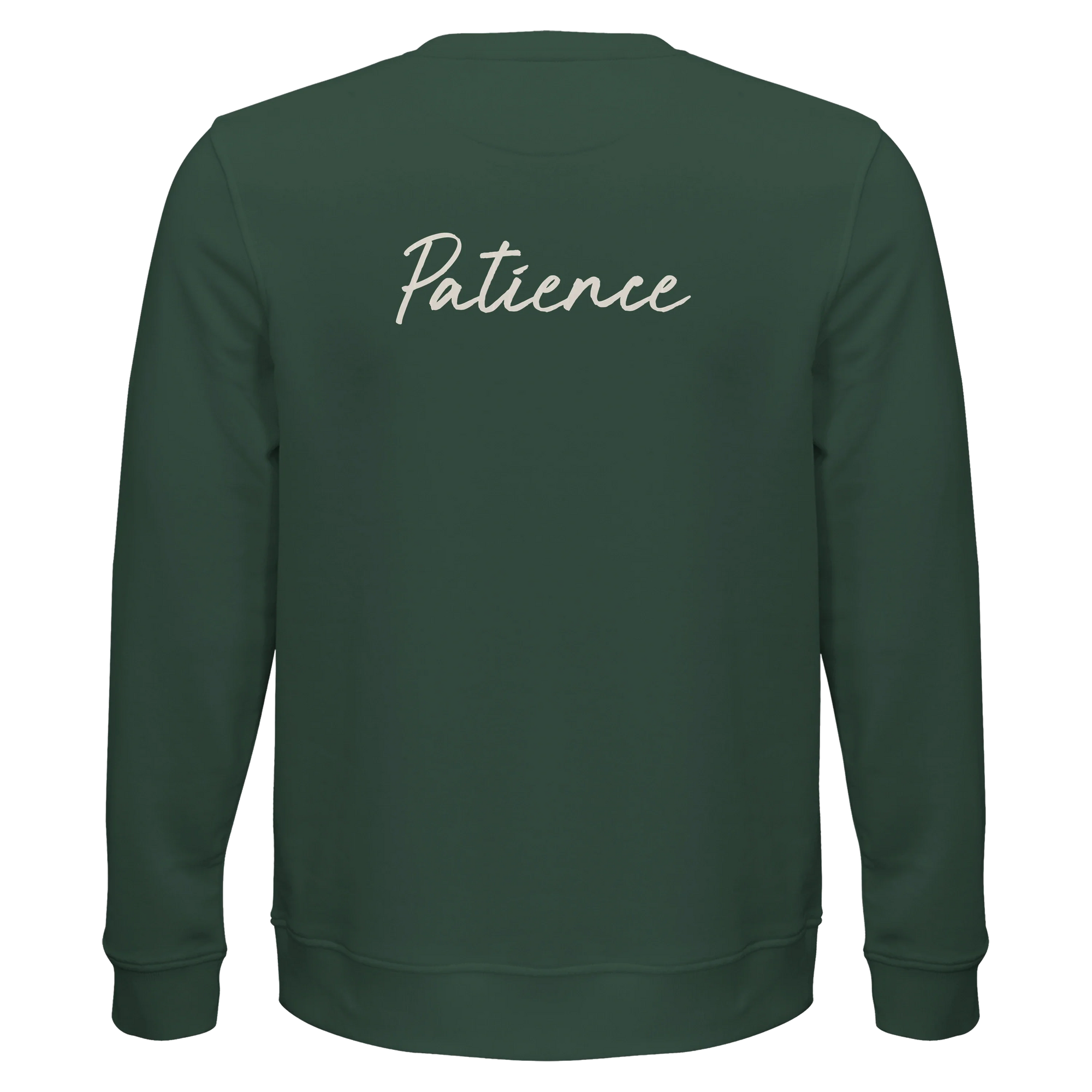 Patience - "This is Where He Stood" Sweatshirt Bottle Green 2