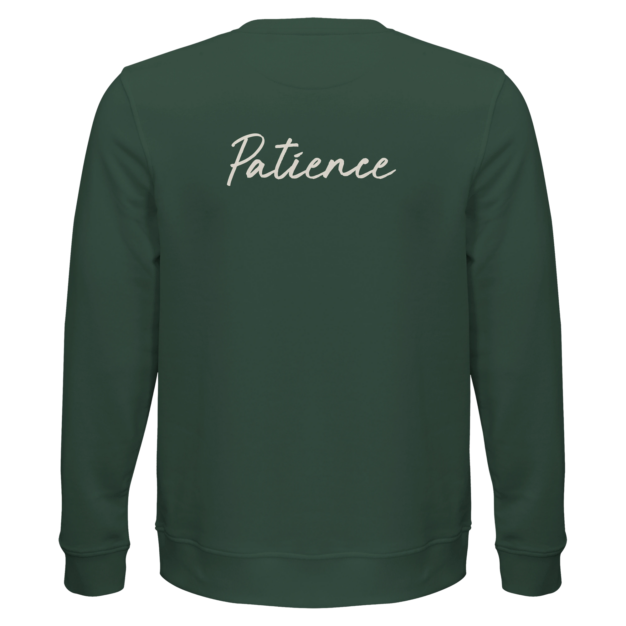 Patience - "This is Where He Stood" Sweatshirt Bottle Green 2