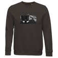 Patience - "This is Where He Stood" Sweatshirt deep charcoal grey 1
