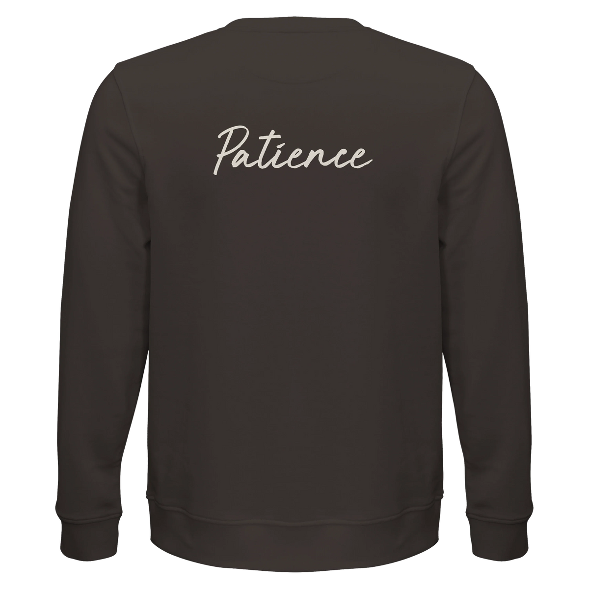 Patience - "This is Where He Stood" Sweatshirt deep charcoal grey 2