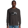 Patience - "This is Where He Stood" Sweatshirt deep charcoal grey 3