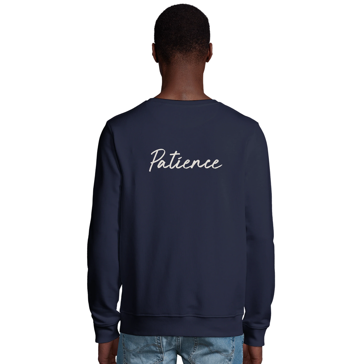 Patience - "This is Where He Stood" Sweatshirt French Navy 4