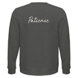 Patience - "This is Where He Stood" Sweatshirt Grey Melange 2