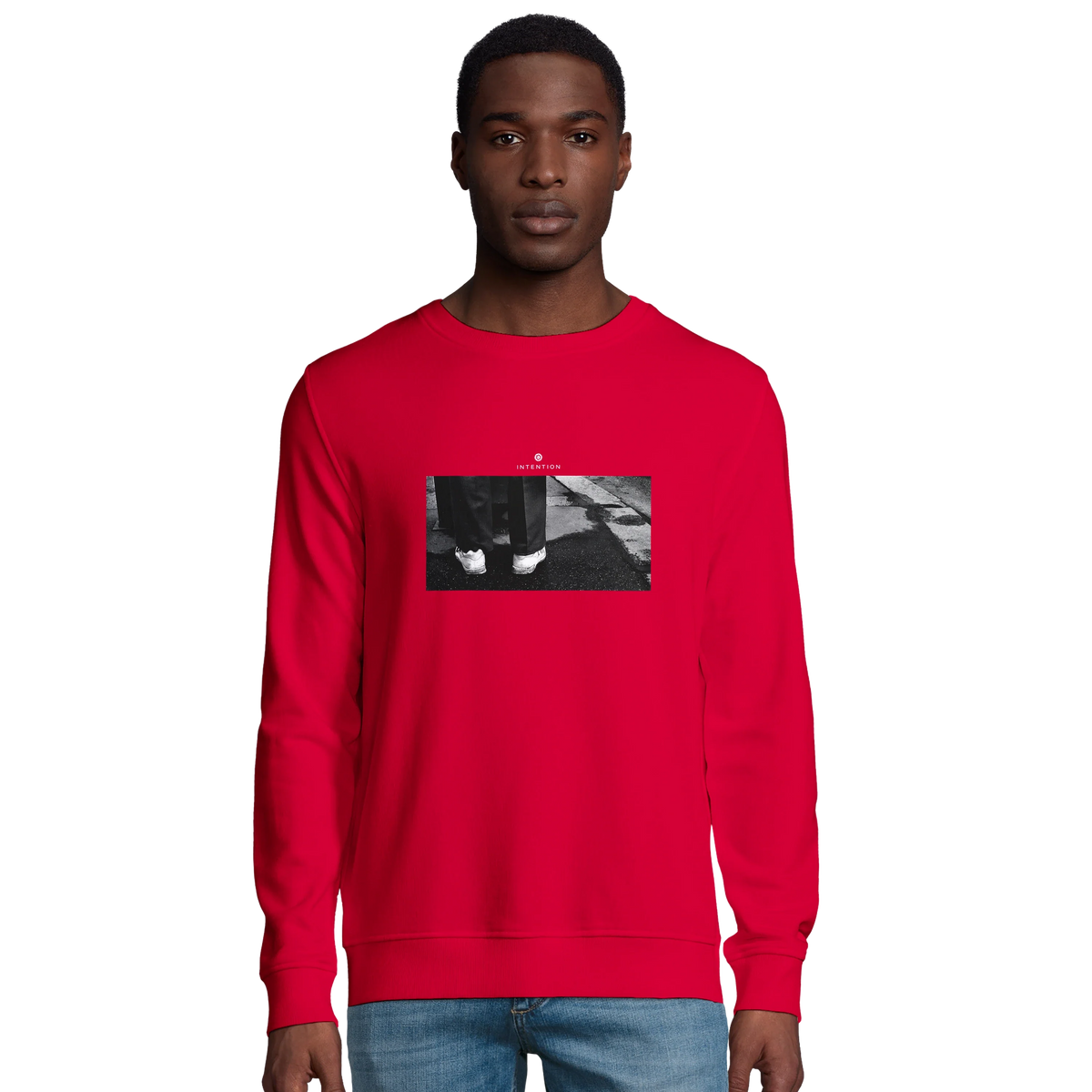 Patience - "This is Where He Stood" Sweatshirt Red 3